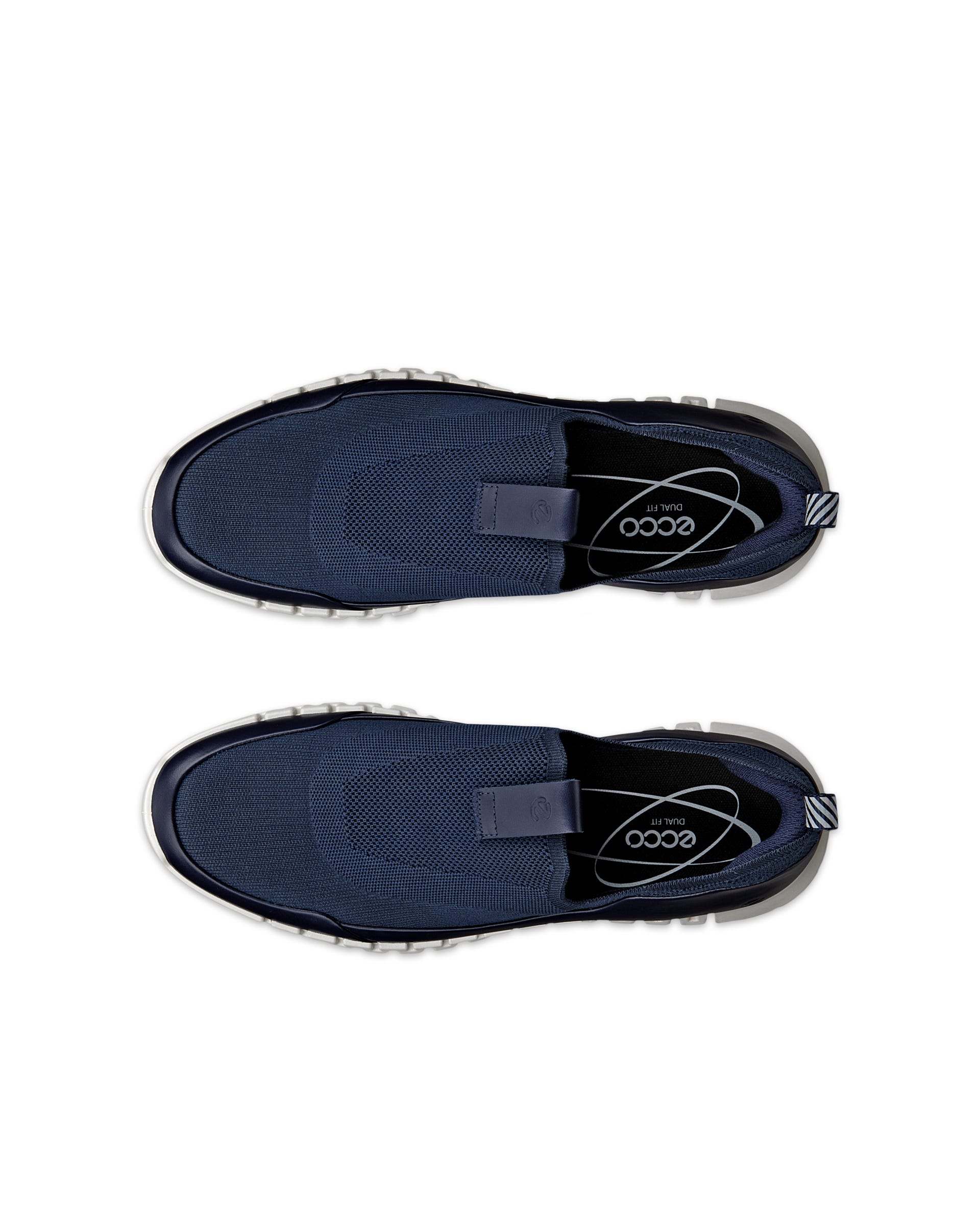 ECCO® GRUUV baskets en toile pour homme - Bleu - Top left pair