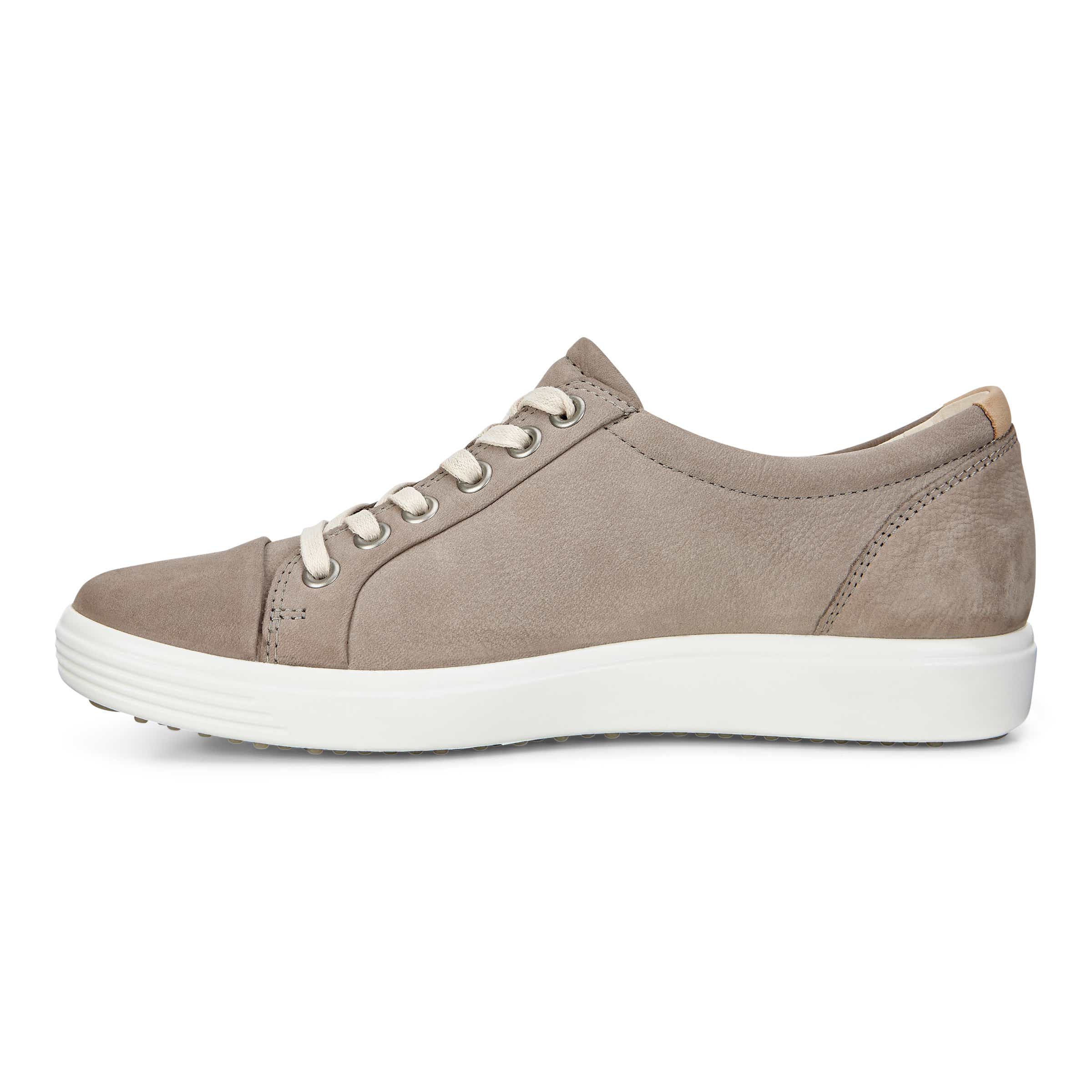 Women's ECCO® Soft 7 Leather Sneaker - Grey - Inside