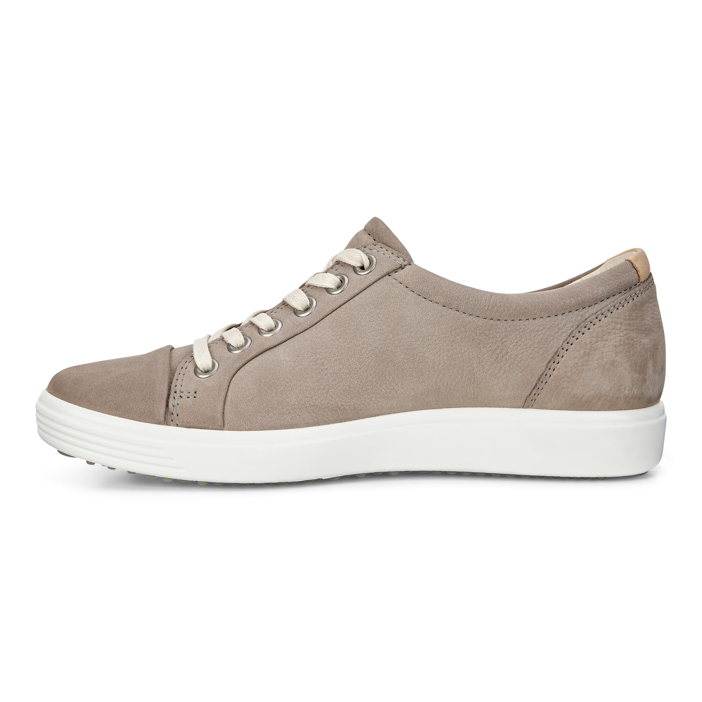 Women's ECCO® Soft 7 Leather Sneaker - Grey - Inside