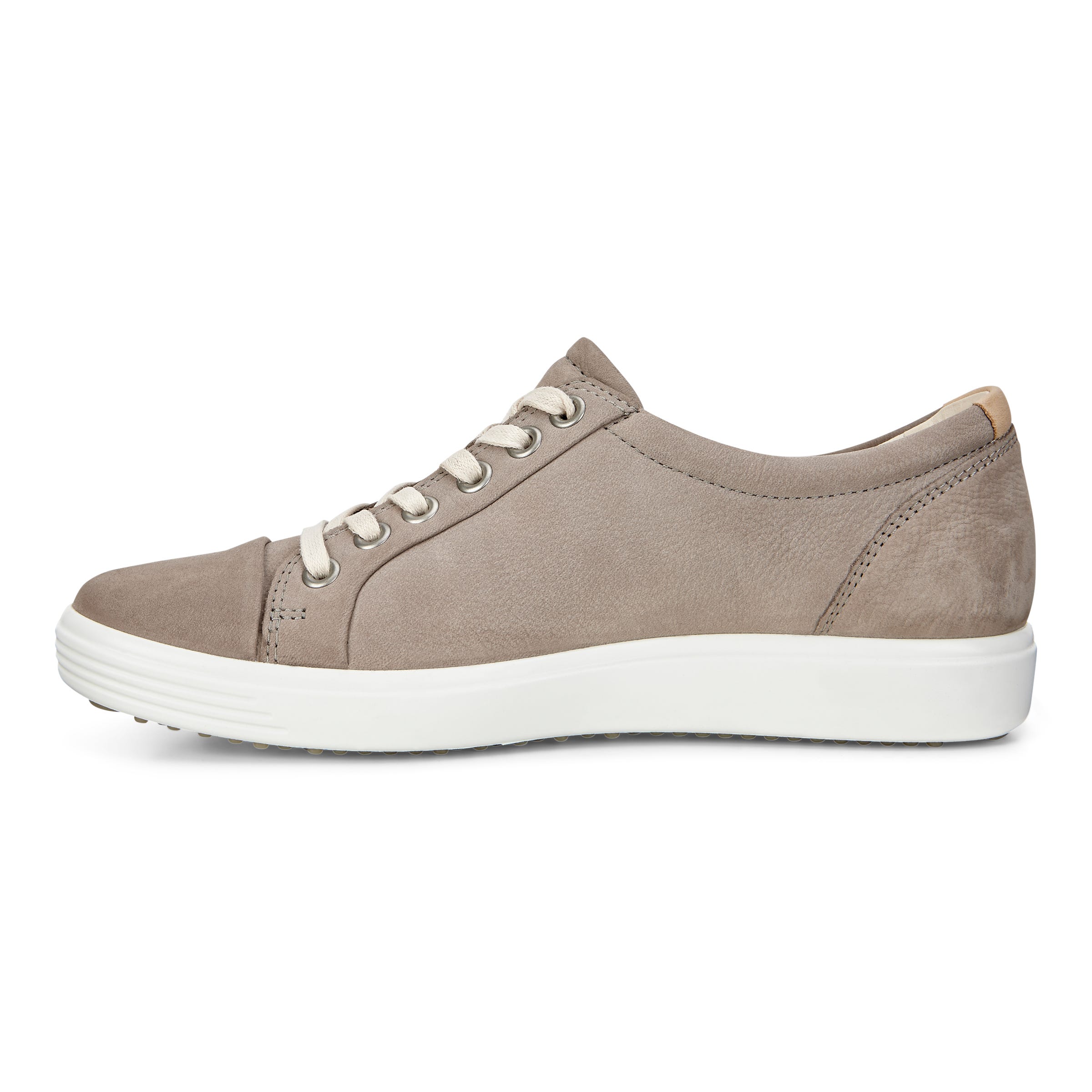 Women's ECCO® Soft 7 Leather Sneaker - Grey - Inside