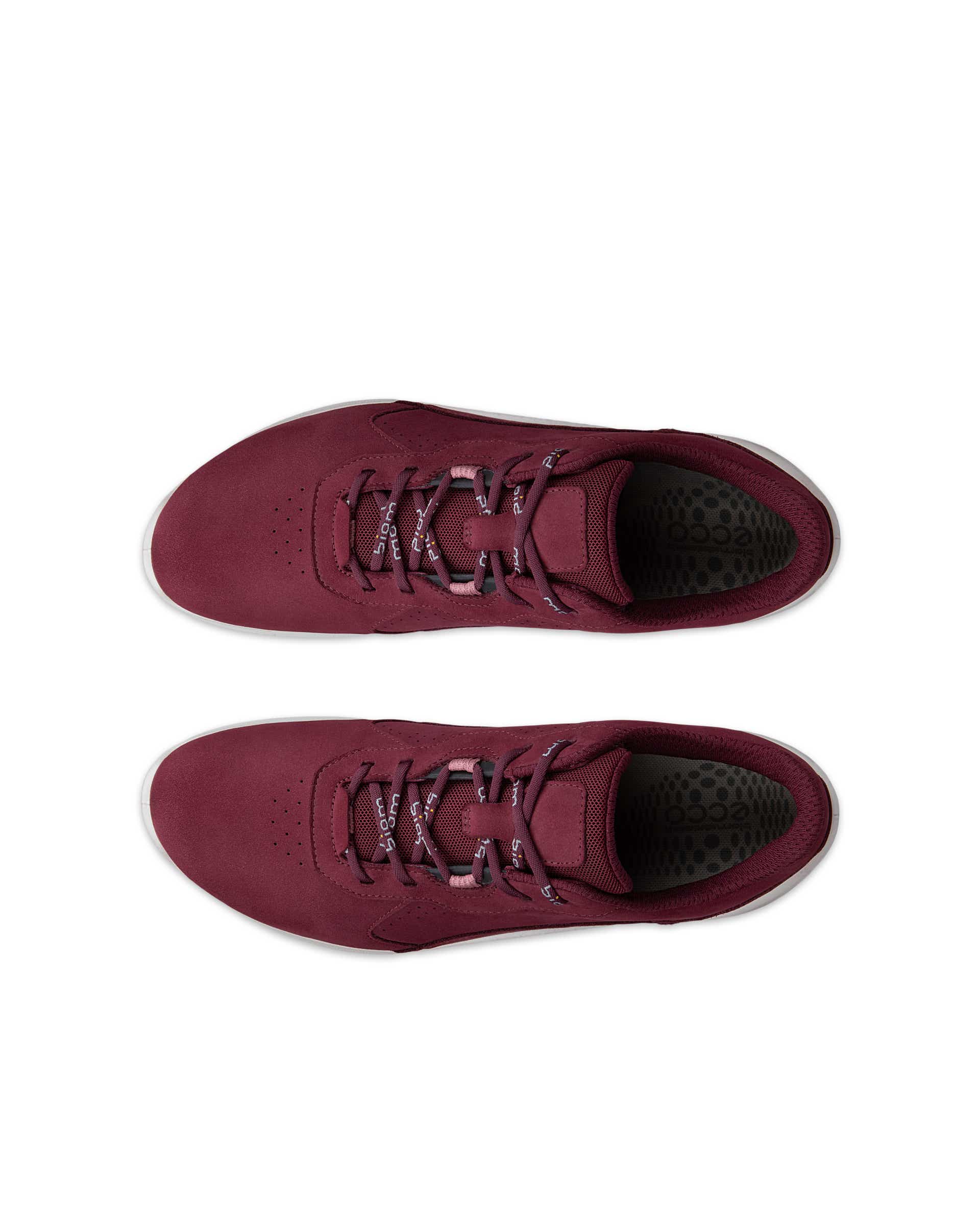 ECCO® BIOM ENERGI dame sneakers nubuk - Rød - Top left pair