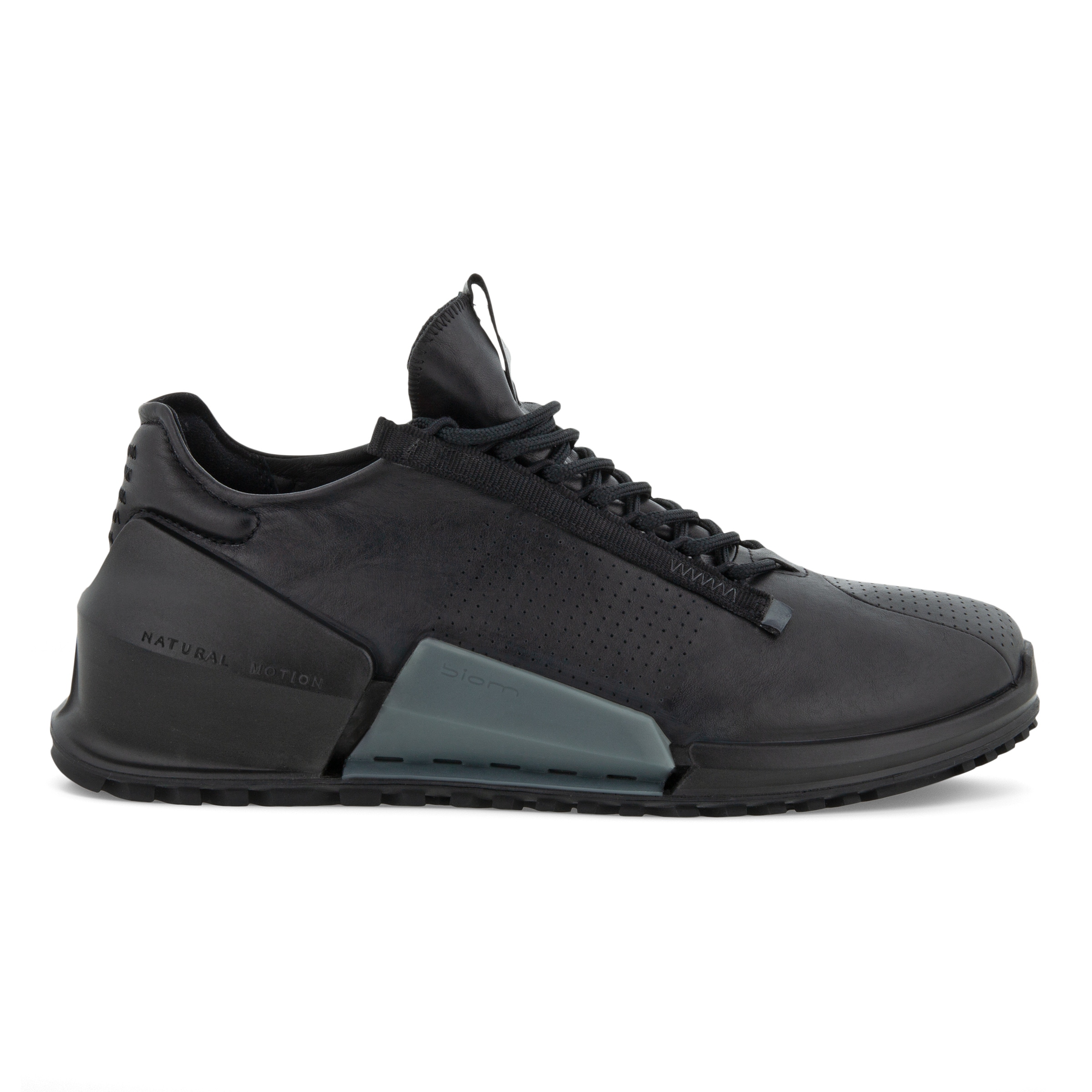 ECCO BIOM 2.0 Low メンズ レザースニーカー | ブラック