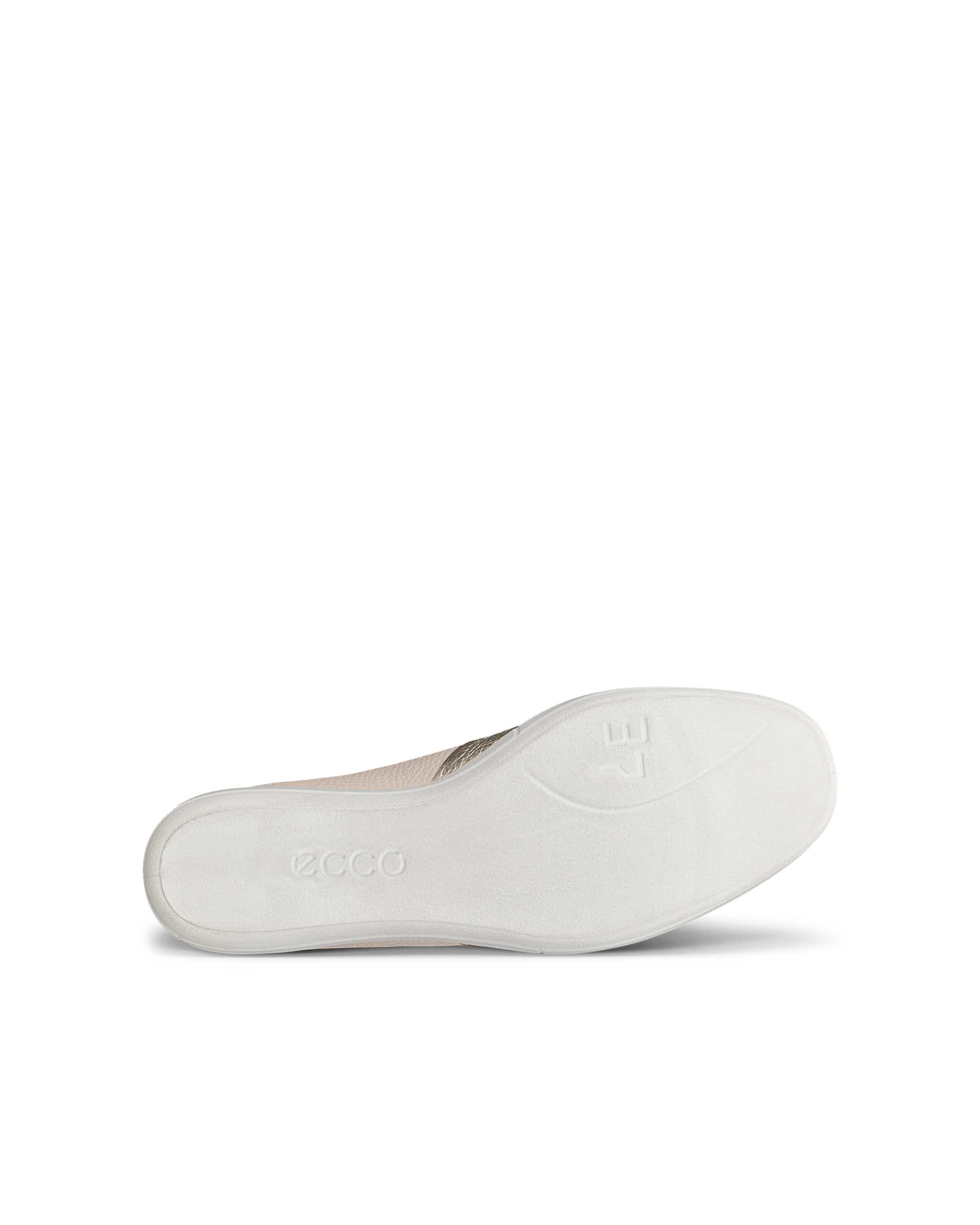 Women's ECCO® Simpil Leather Loafer - Metallic - Sole