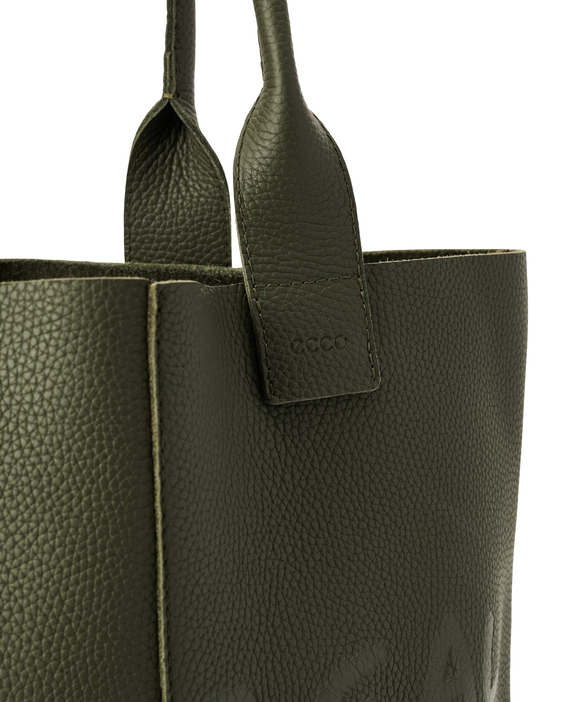 ECCO® Tote Shoppingväska skinn - Grön - Detail-2
