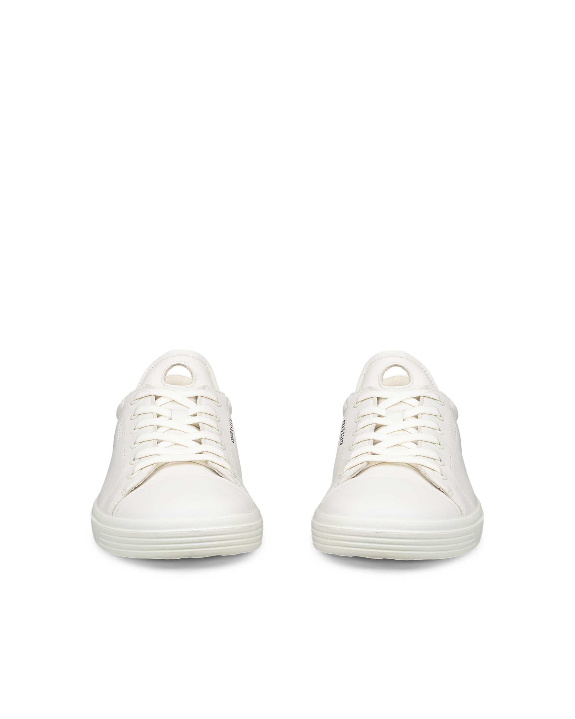 ECCO® SOFT CLASSIC sneakers i læder til damer - Hvid - Front pair