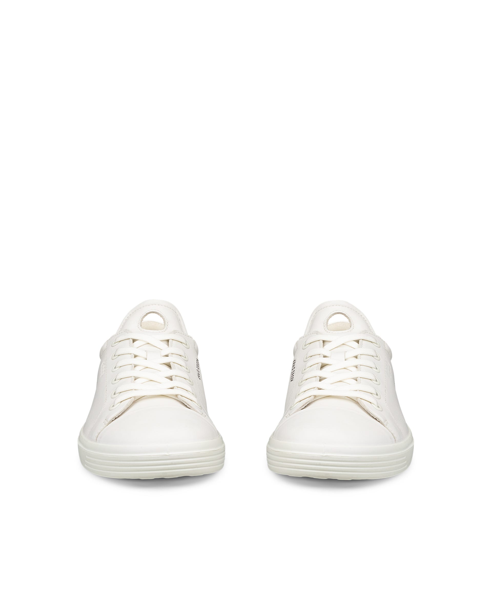 ECCO® SOFT CLASSIC sneakers i læder til damer - Hvid - Front pair