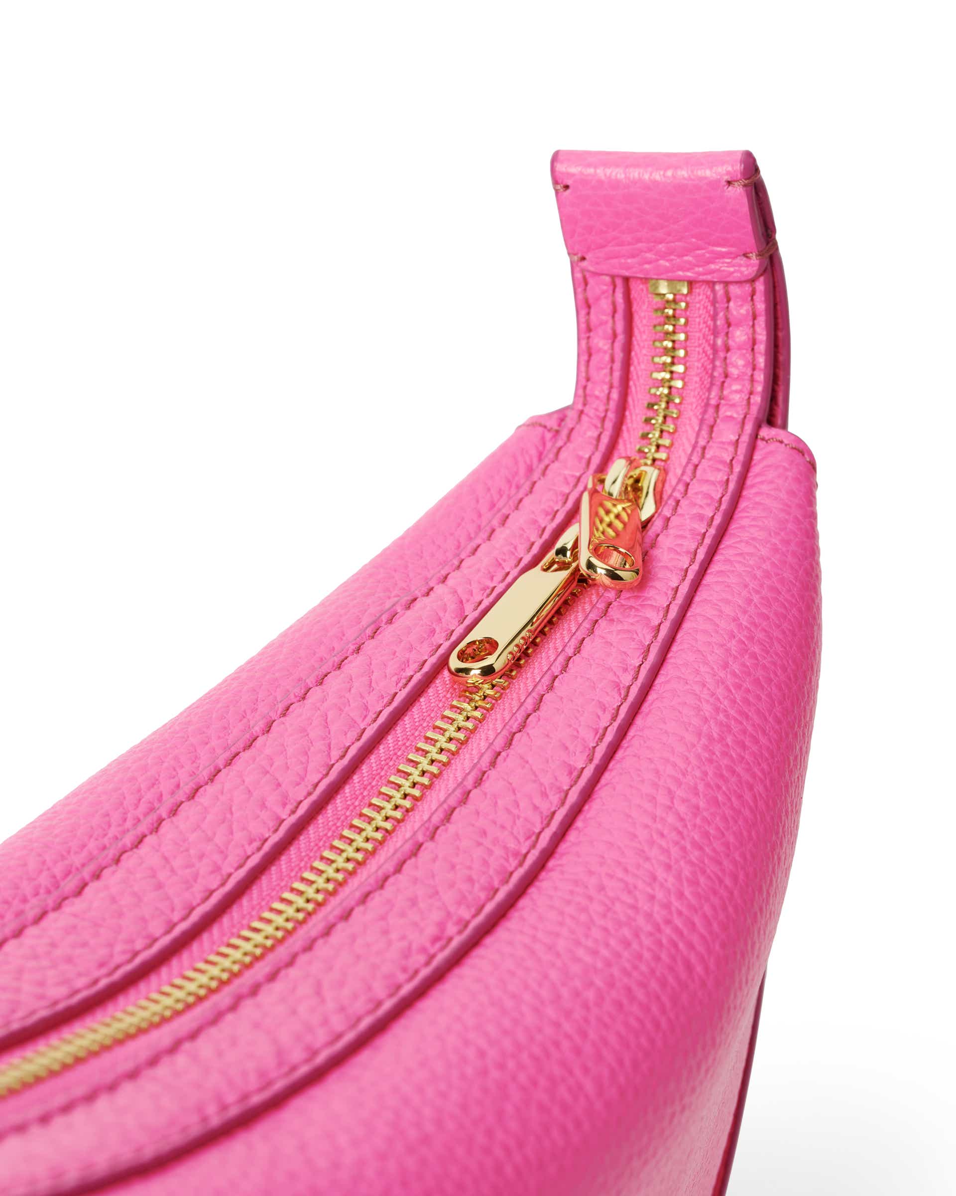 ECCO® Small Fortune Leather Shoulder & Crossbody Bag - Pink - Detail-1