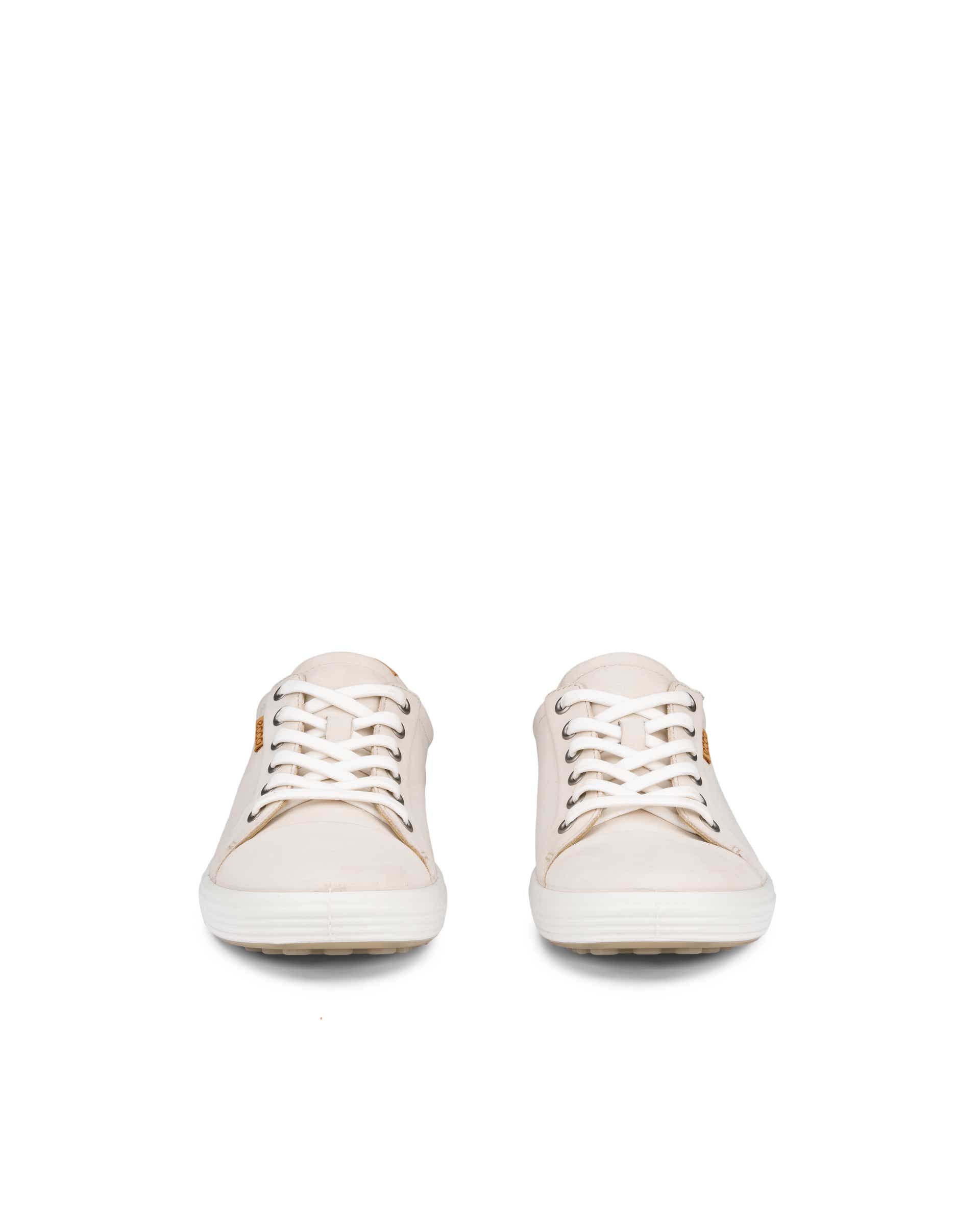 Dámské nubukové tenisky ECCO® Soft 7 - Béžová - Front pair