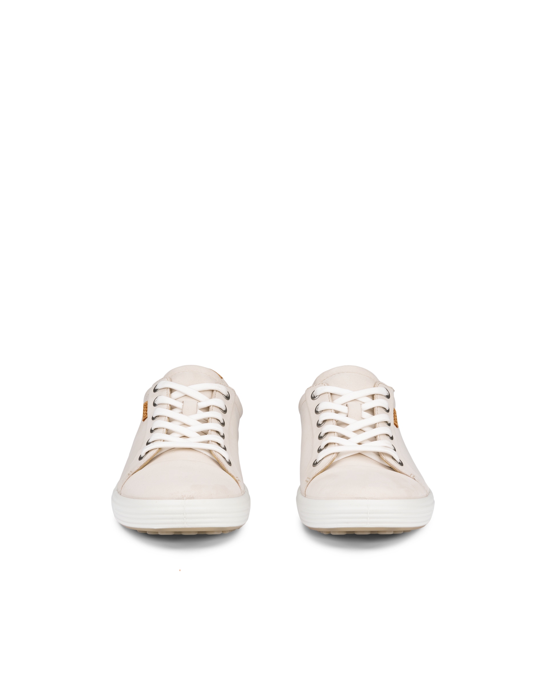 Dámské nubukové tenisky ECCO® Soft 7 - Béžová - Front pair