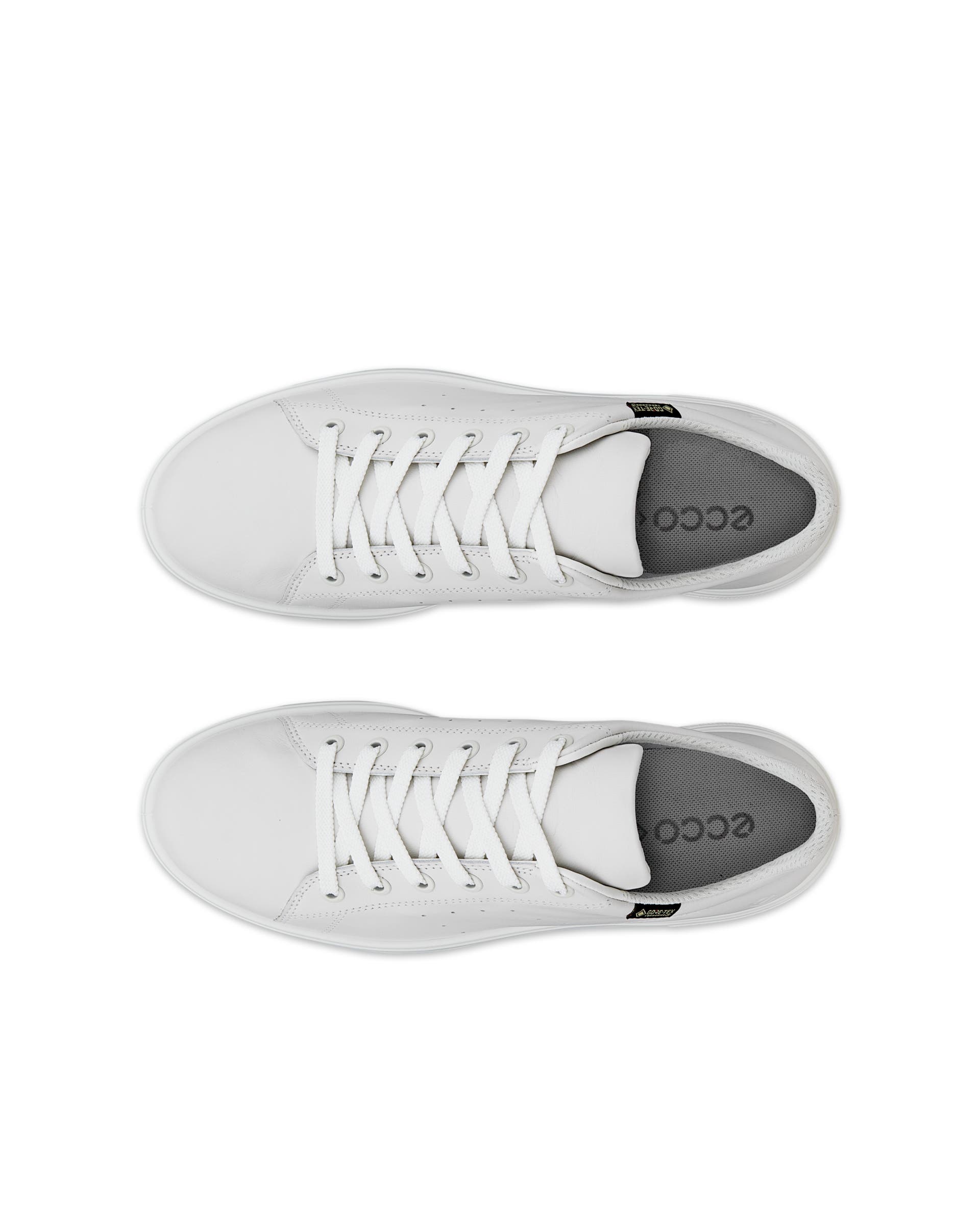 ECCO® Street 720 ženske kožne tenisice Gore-Tex - Bijela - Top left pair