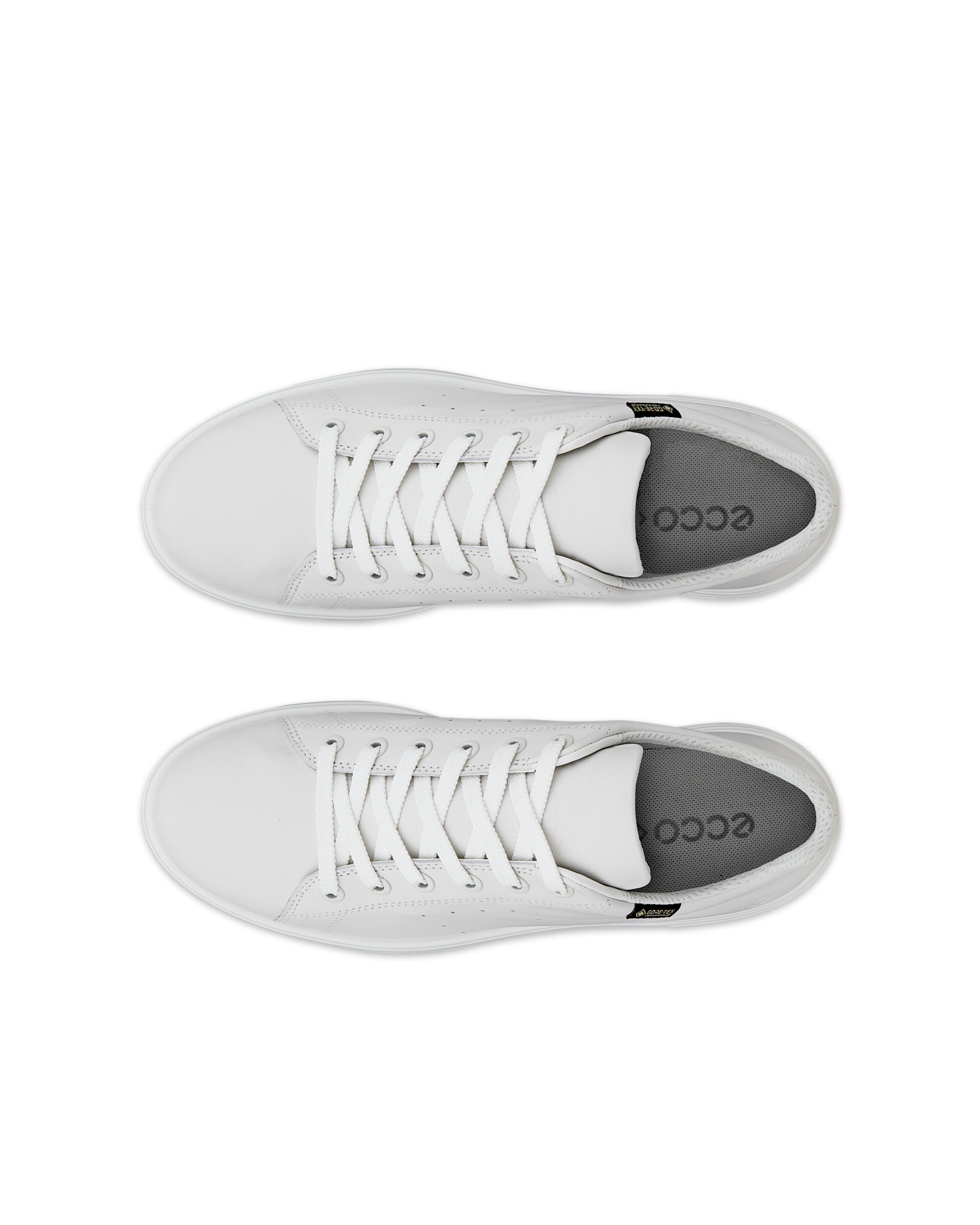 Dámske kožené tenisky Gore-Tex ECCO® Street 720 - Biela - Top left pair