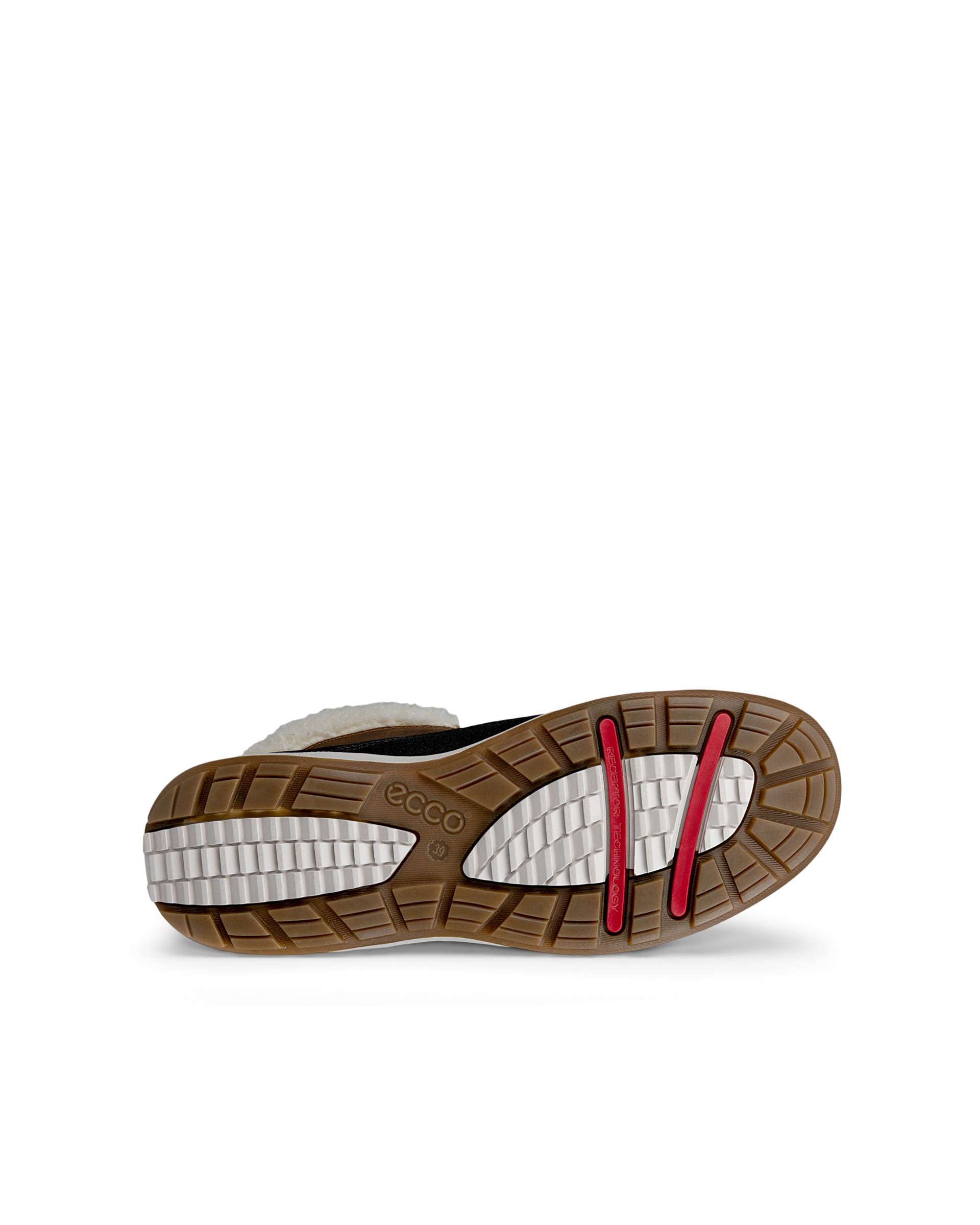 Women's ECCO® Trace Lite Nubuck Waterproof Boot - Brown - Sole