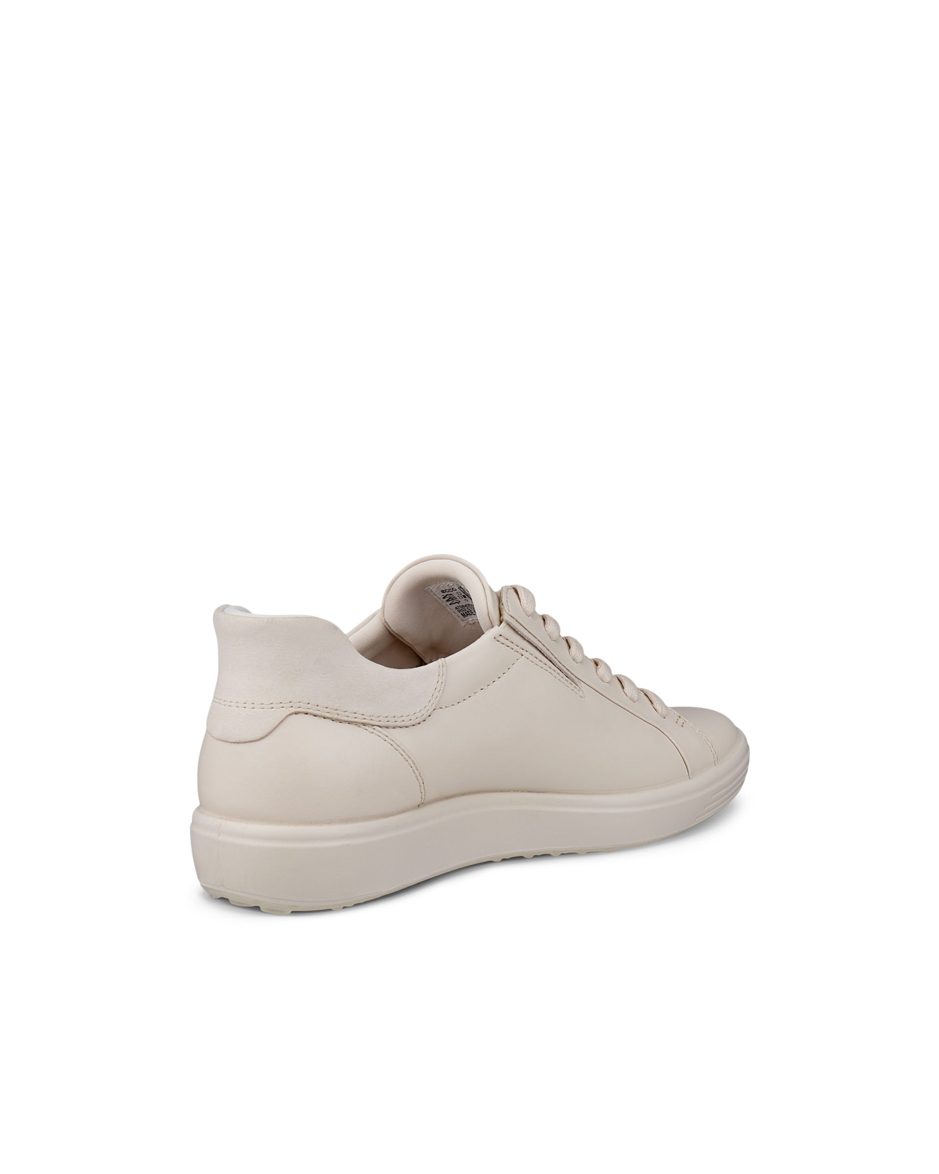 ECCO® SOFT 7 Damen Ledersneaker - Beige - Back