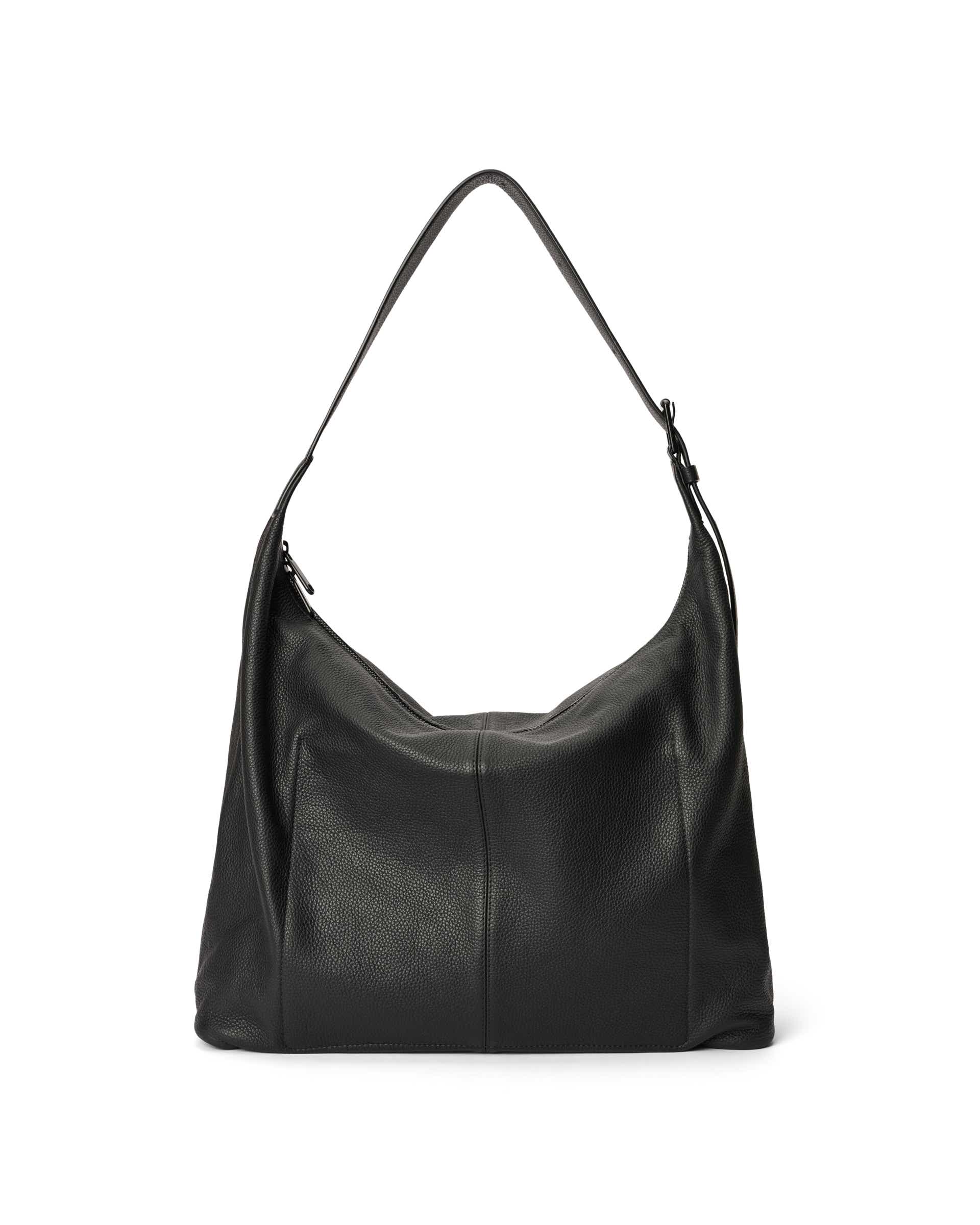 ECCO® Hobo kožna torba hobo - Crna - Back