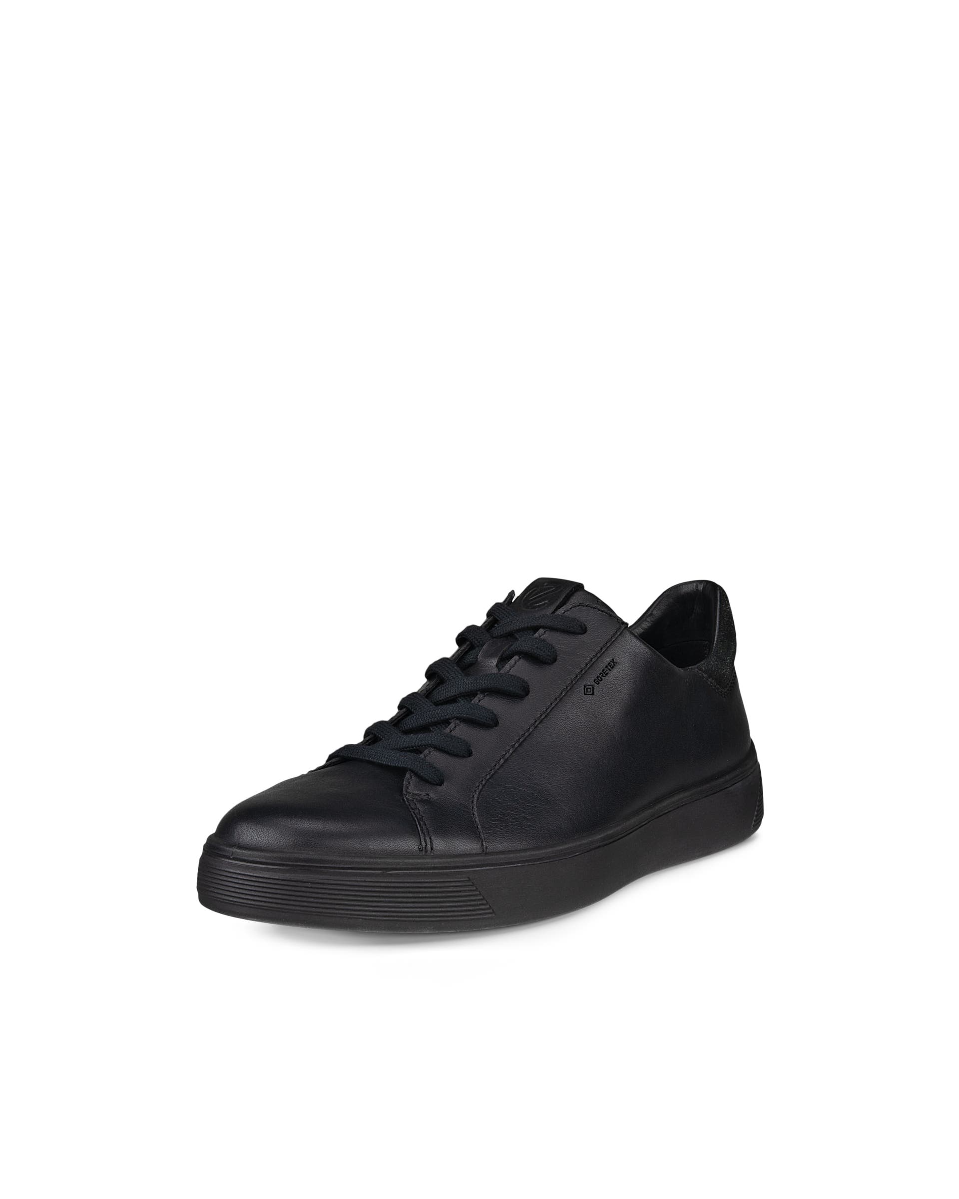 ECCO Men's Street Tray Waterproof Sneaker - Black - Main