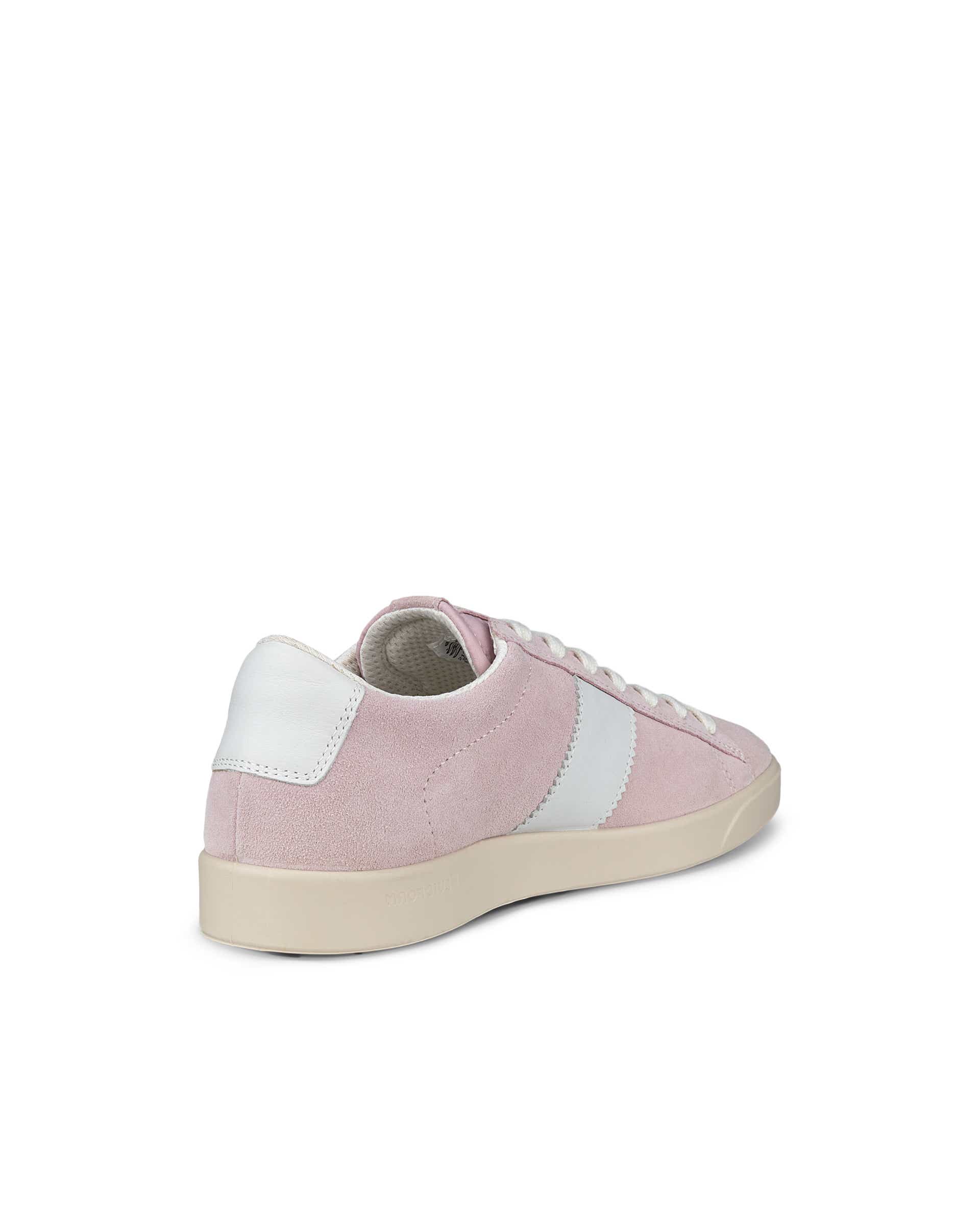 Women's ECCO® Street Lite Leather Sneaker - Pink - Back