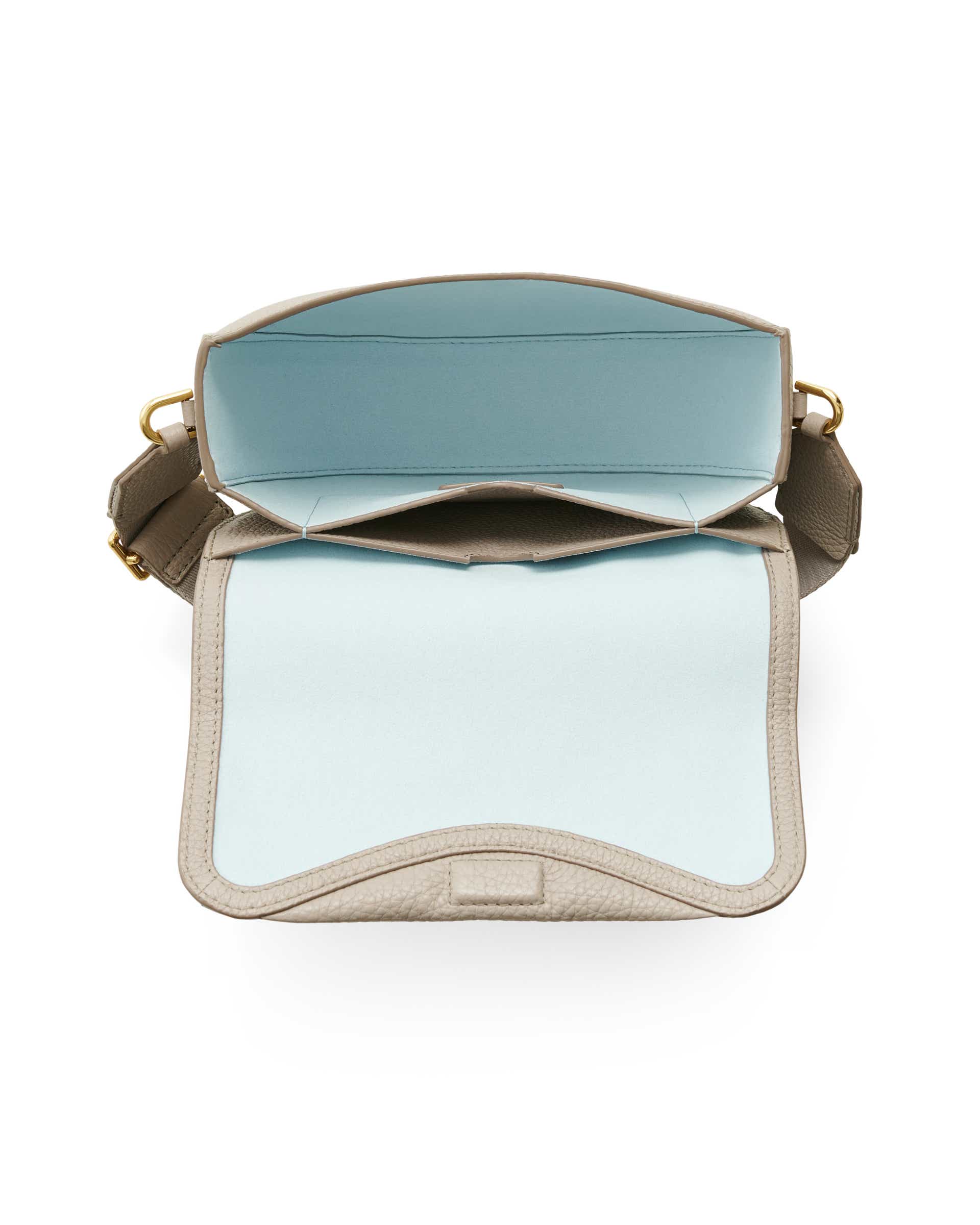 ECCO® Saddle Bag leren crossbodytas - Beige - Birdeye