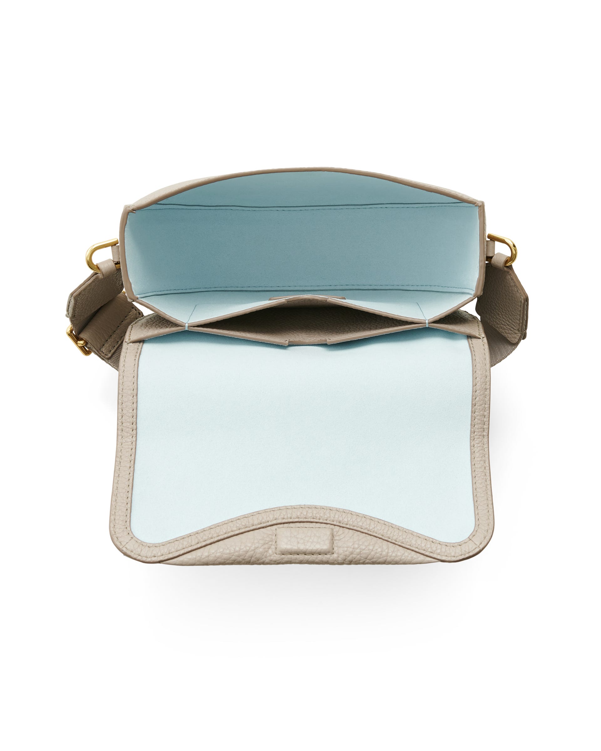 ECCO® Saddle Bag sac bandoulière cuir - Beige - Birdeye