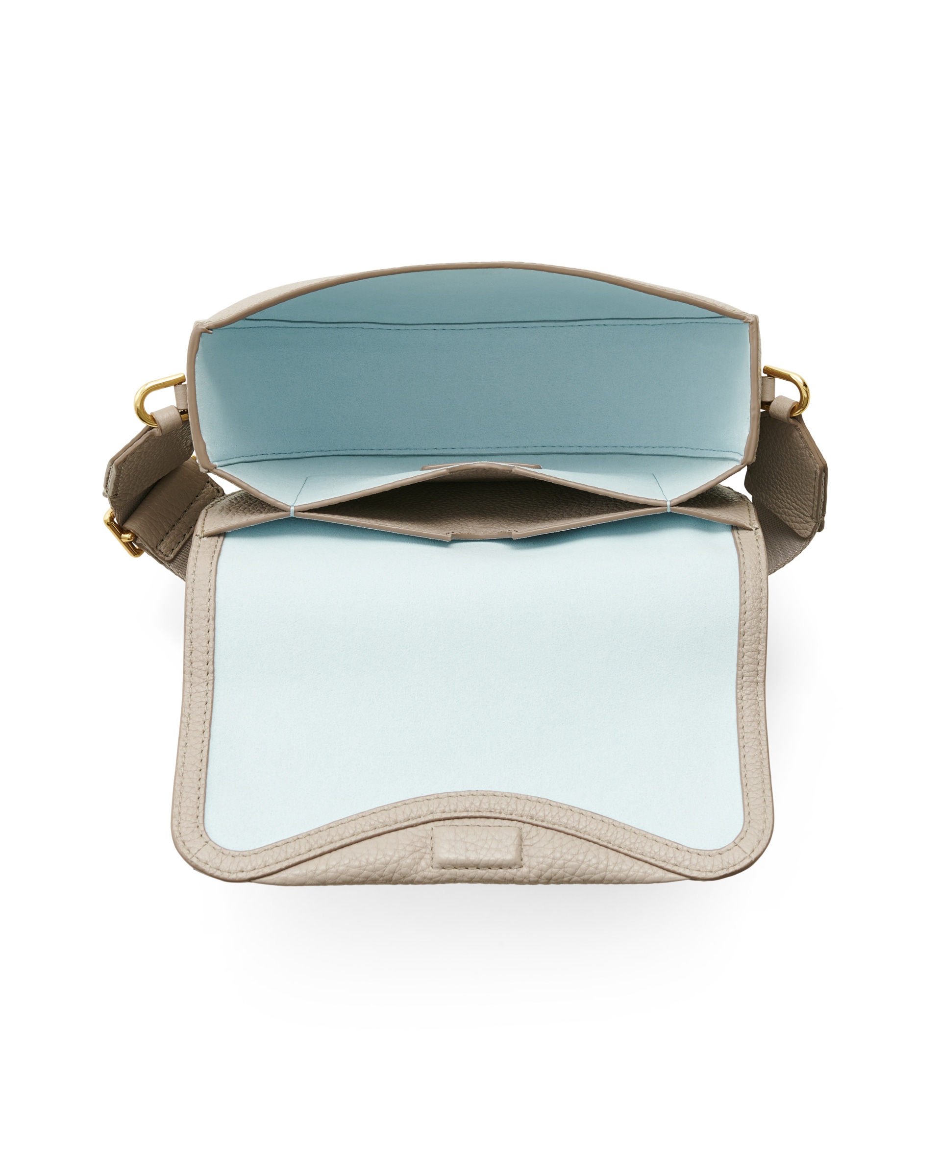 ECCO® Saddle Bag leren crossbodytas - Beige - Birdeye