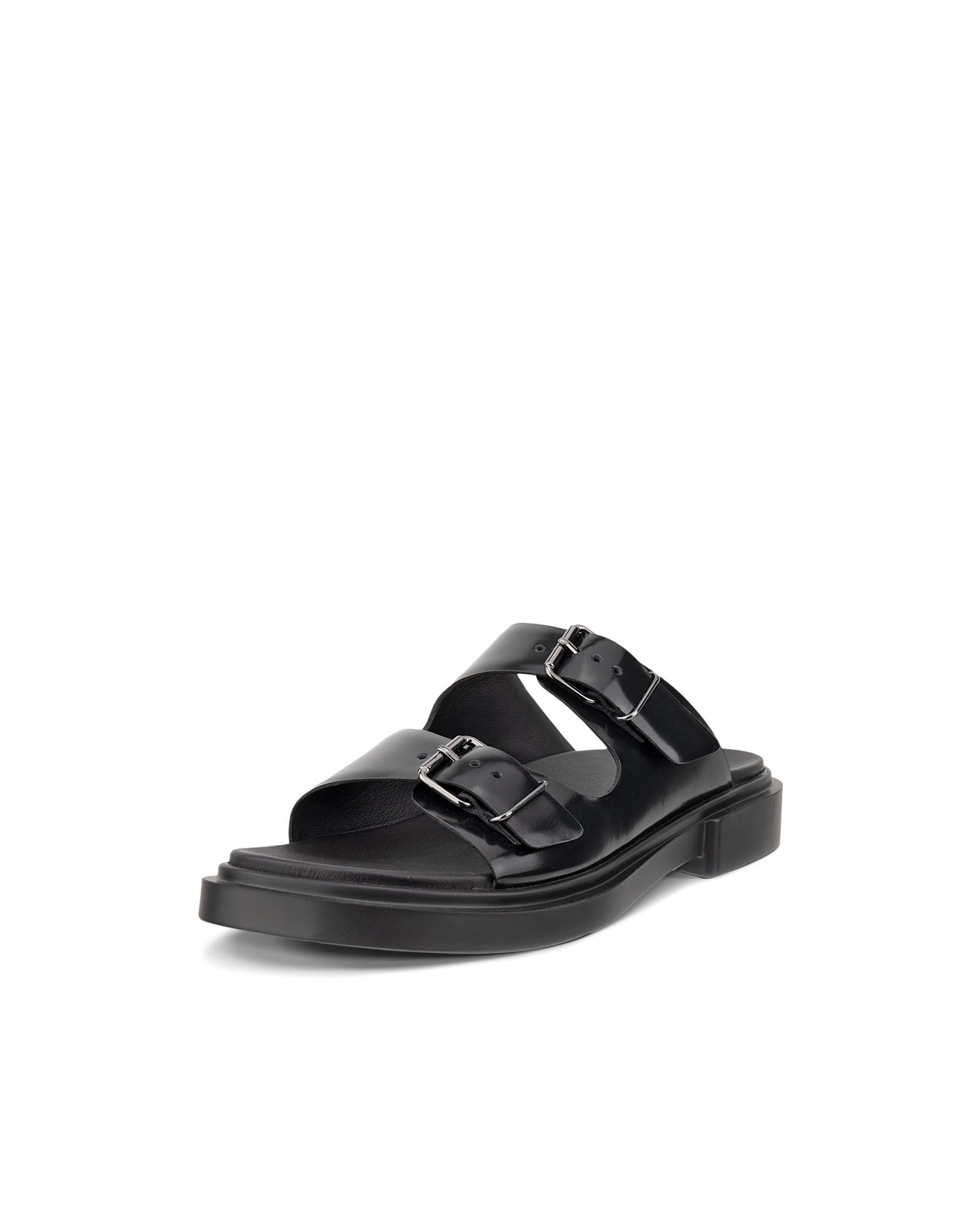Women's ECCO® Metropole Seoul Patent Leather Two Strap Sandal