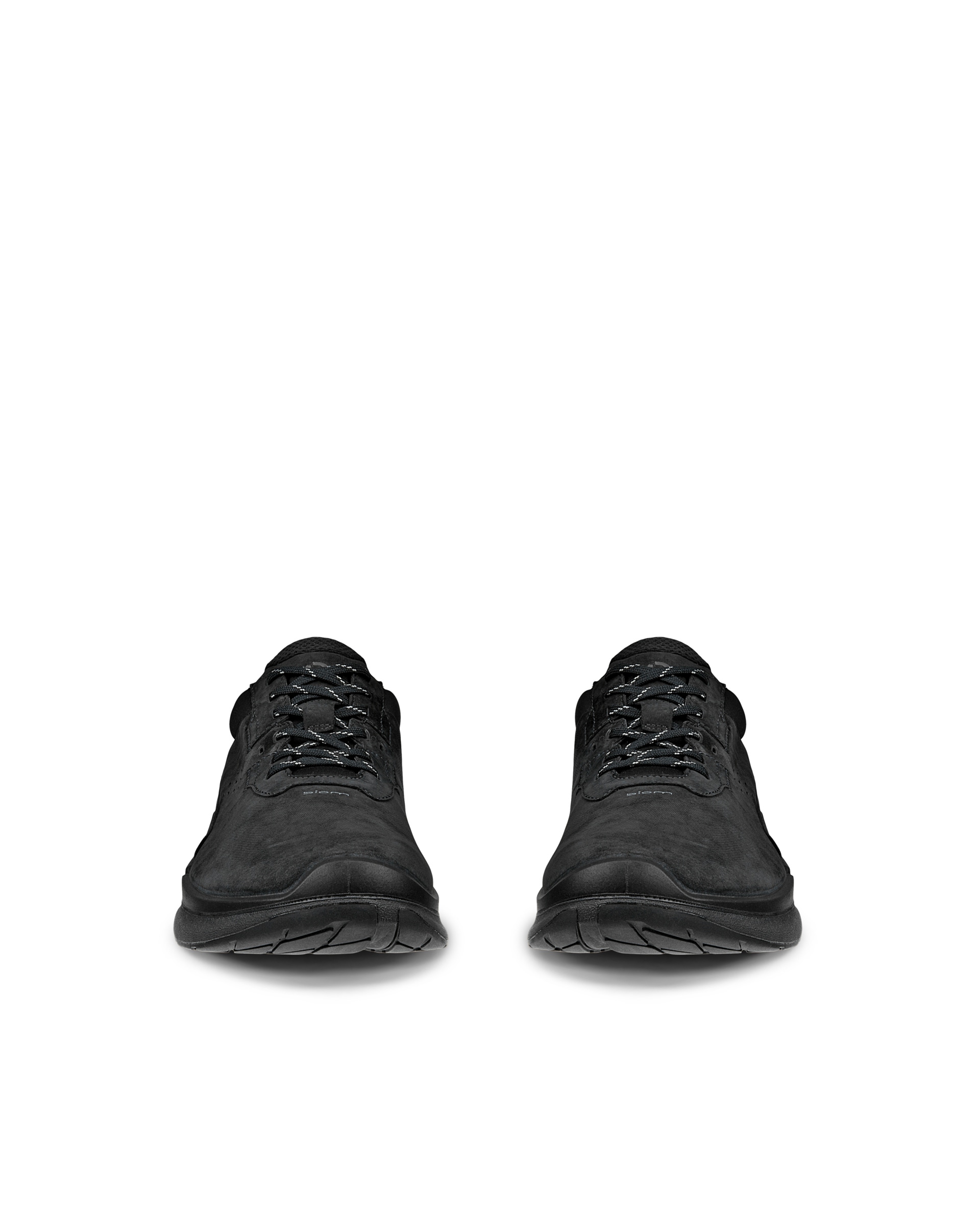 ECCO® BIOM 2.2 baskets en nubuck pour homme - Noir - Front pair
