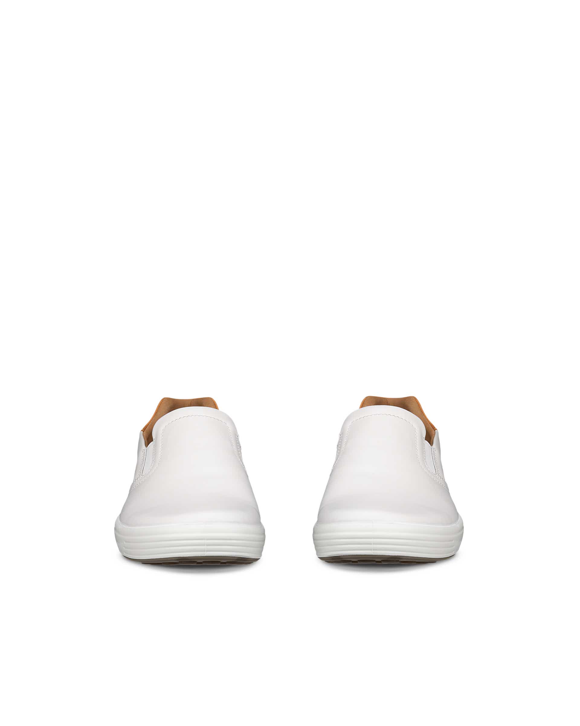Pánské kožené tenisky ECCO® Soft 7 - Bílá - Front pair