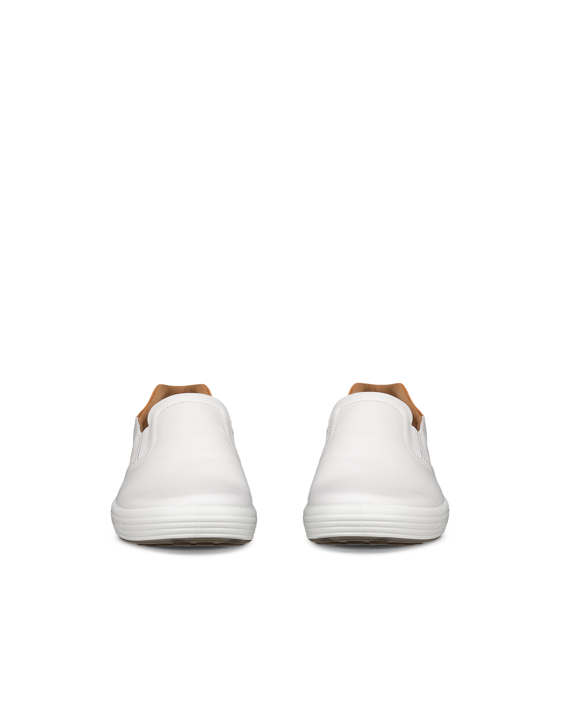 Pánské kožené tenisky ECCO® Soft 7 - Bílá - Front pair