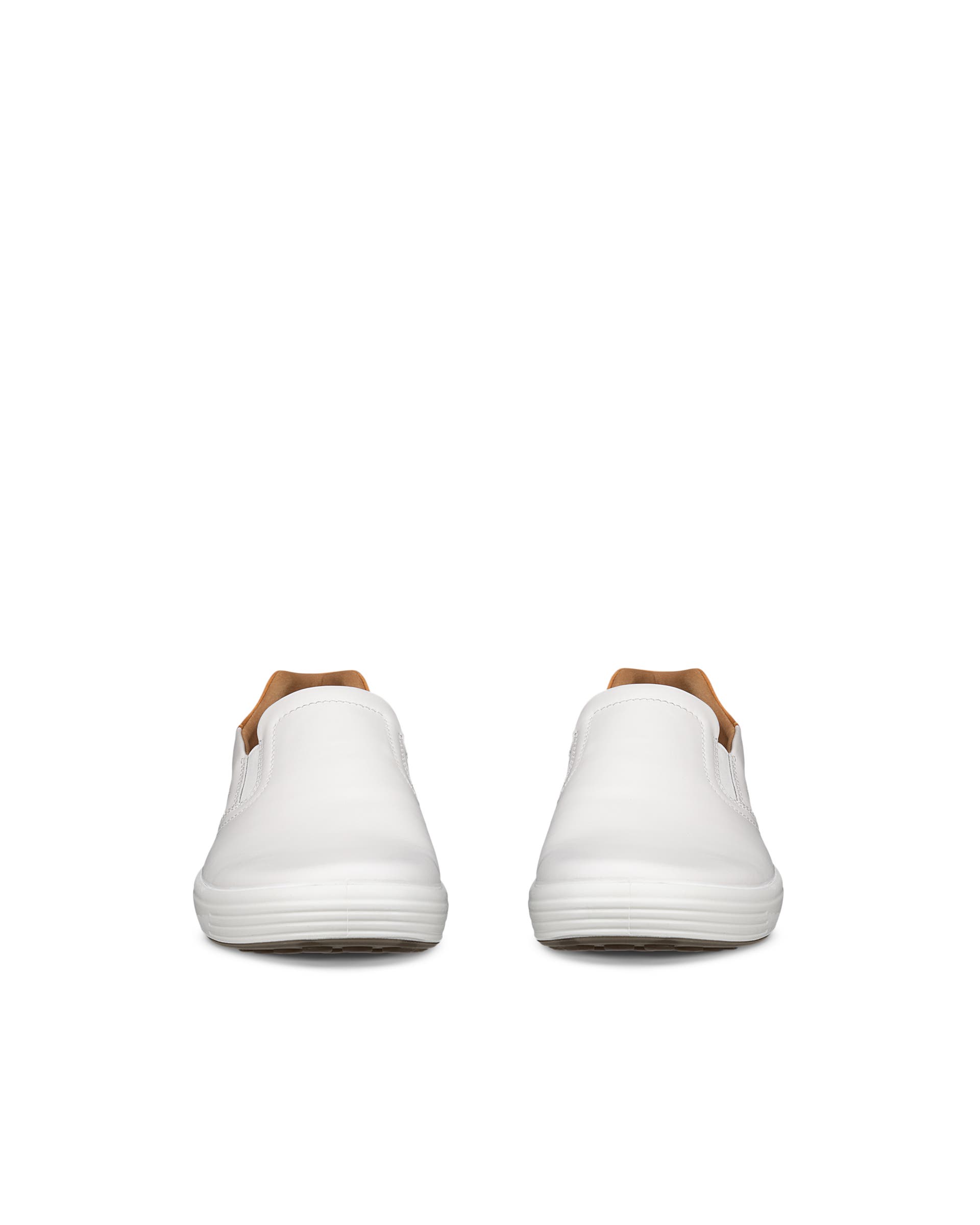 ECCO Soft 7 Men メンズ レザースニーカー - ホワイト - Front pair