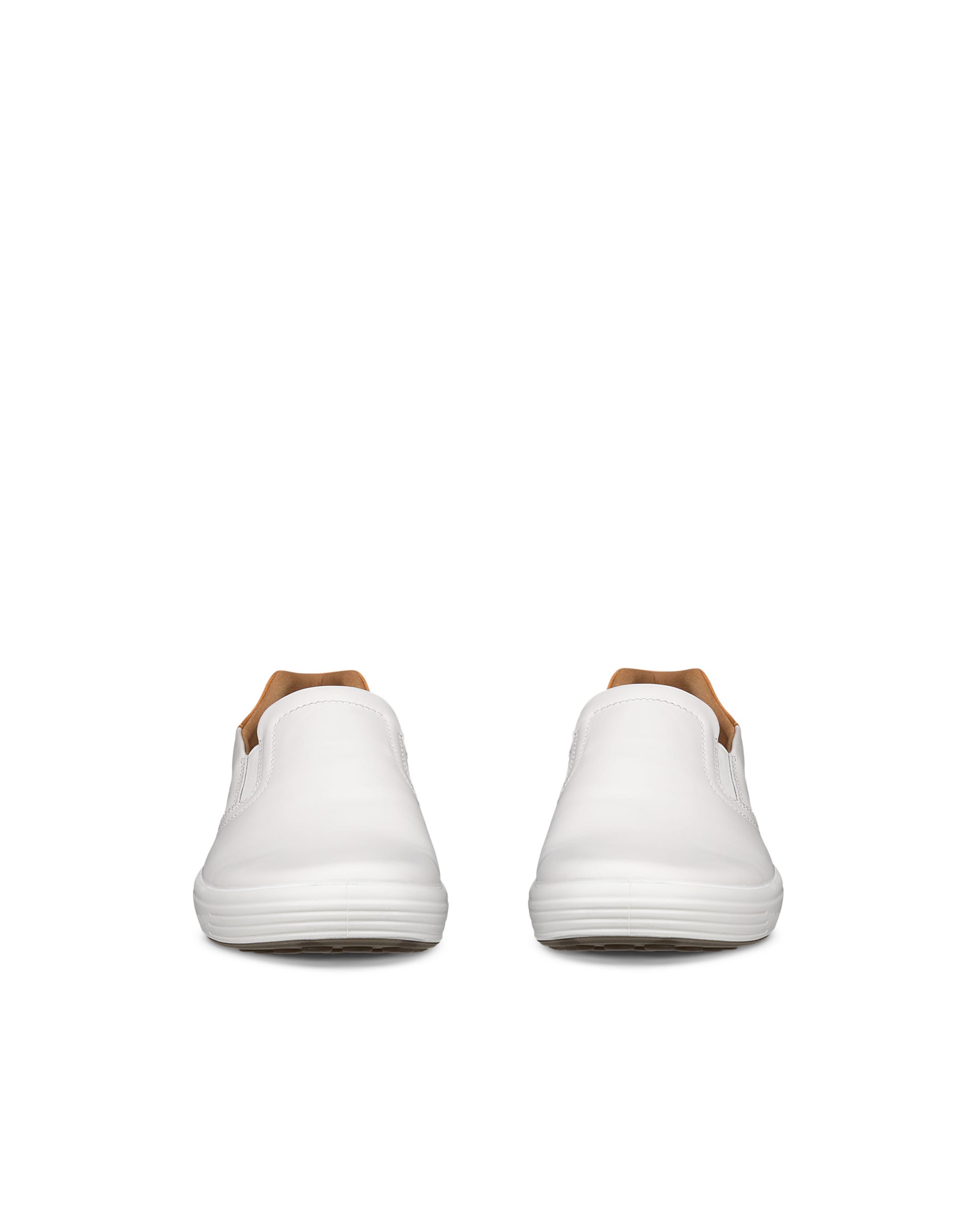 ECCO Soft 7 Men メンズ レザースニーカー - ホワイト - Front pair