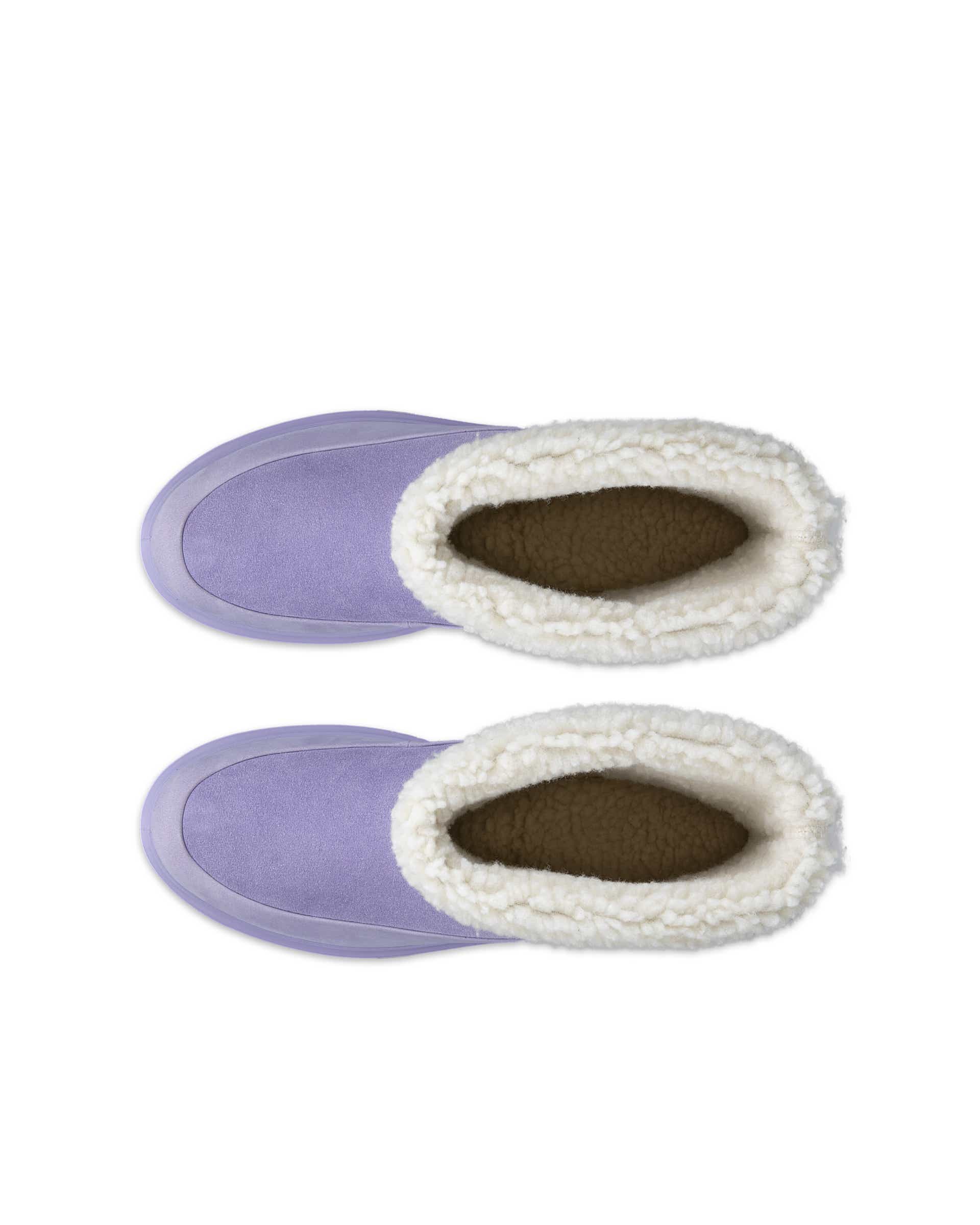 ECCO GLACIA ウィメンズ レザーブーツ - パープル - Top left pair