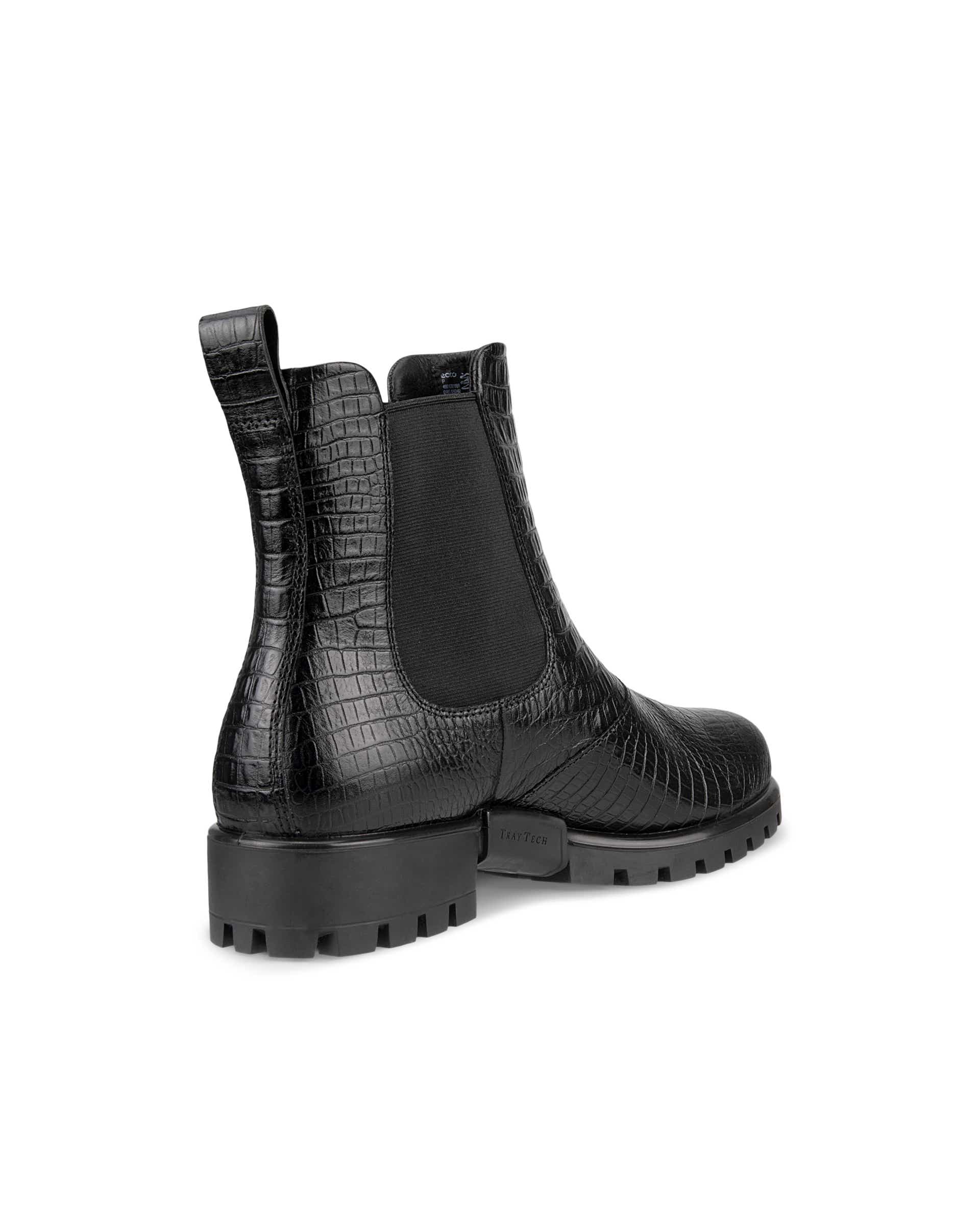 Botas Chelsea de piel ECCO® Modtray para mujer - Negro - Back