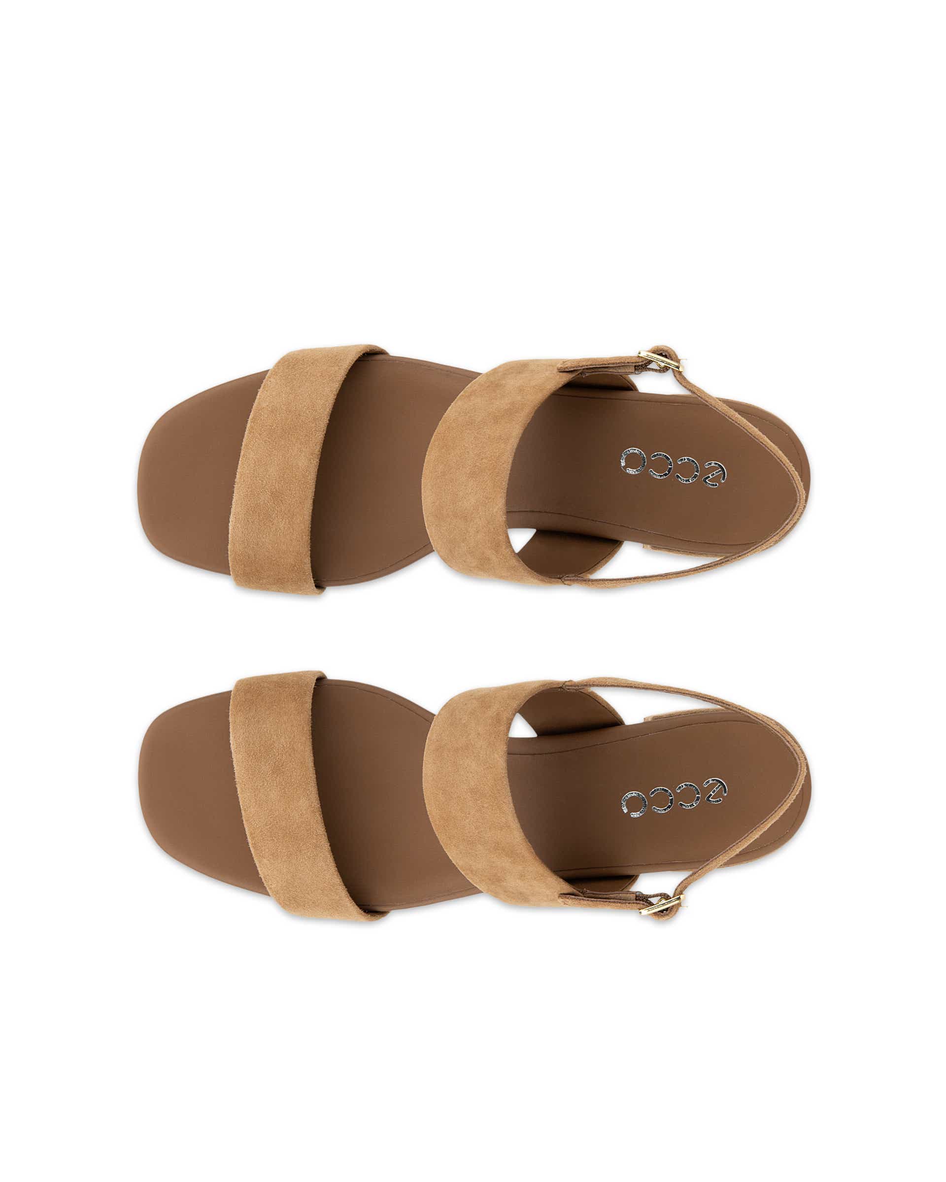 ECCO® LIVA SANDAL 35 Högklackad mockasandaler dam - Brun - Top left pair