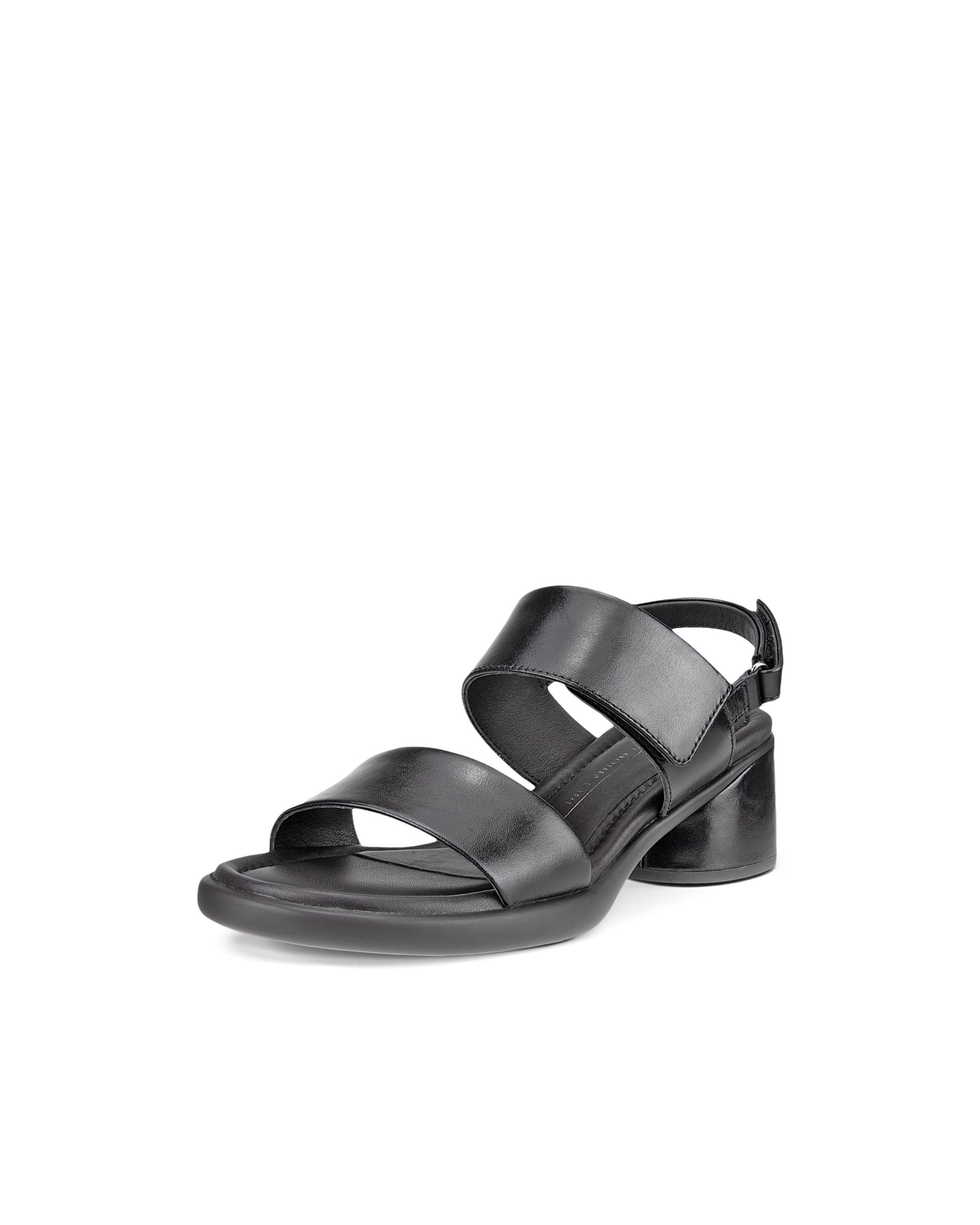 Women's ECCO® Sculpted LX 35 Leather Heeled Sandal - Black - Main