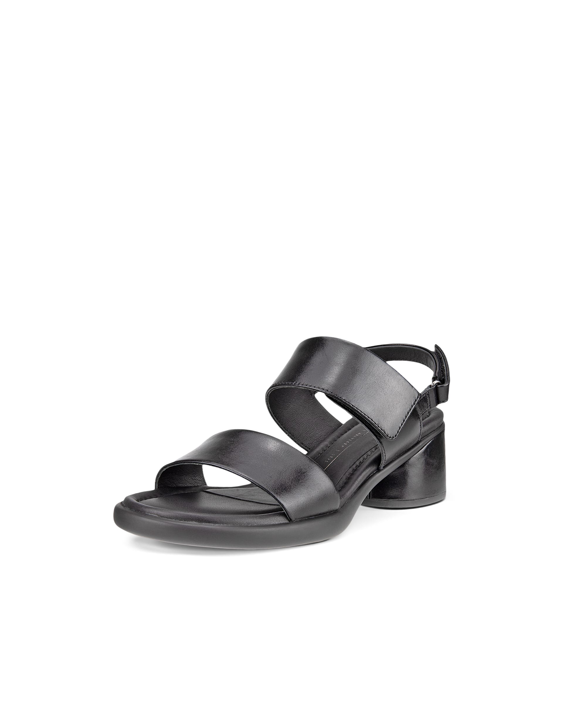 Women's ECCO® Sculpted LX 35 Leather Heeled Sandal - Black - Main