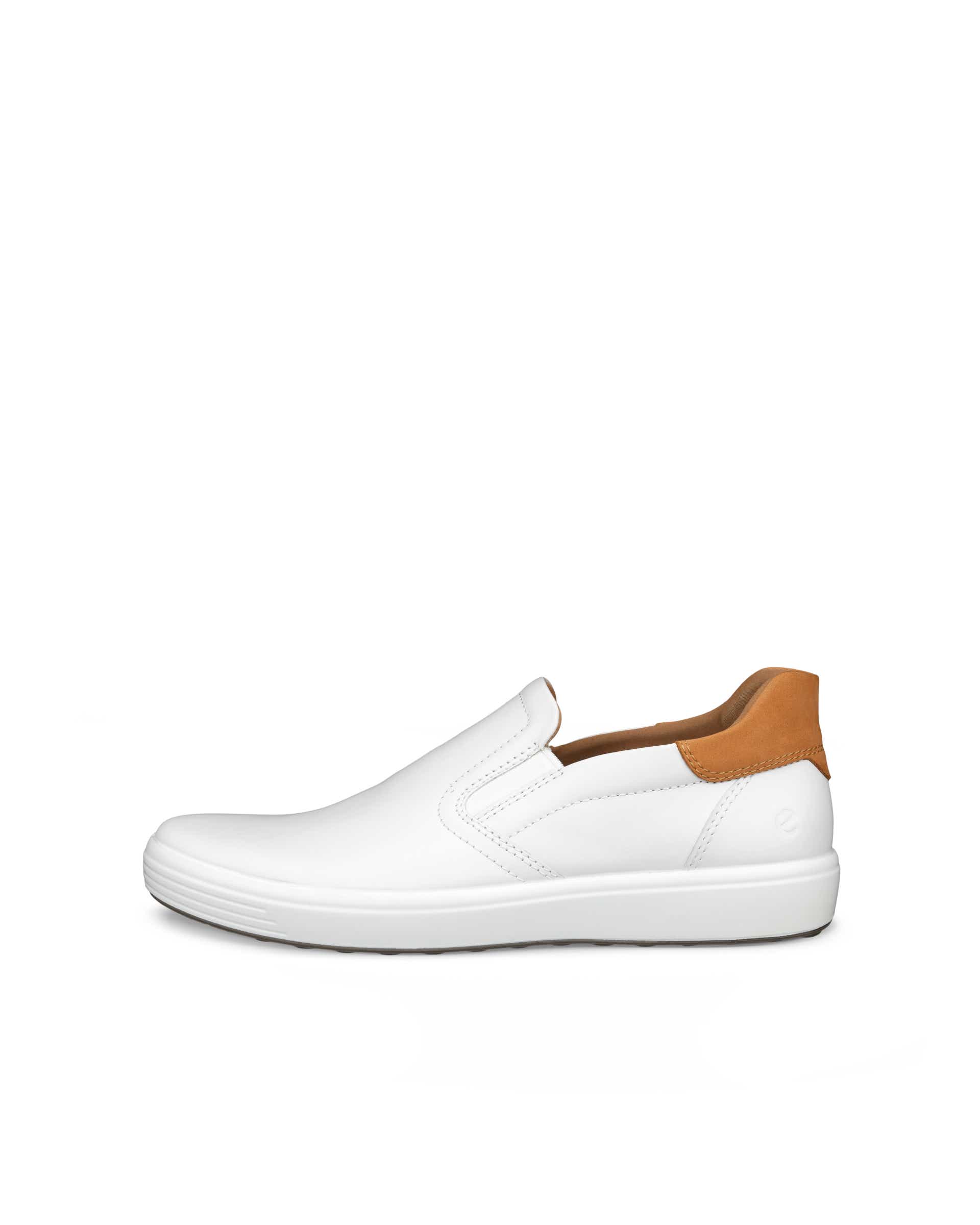 ECCO Soft 7 Men メンズ レザースニーカー | ホワイト ECCO Soft 7 Men メンズ レザースニーカー | ホワイト