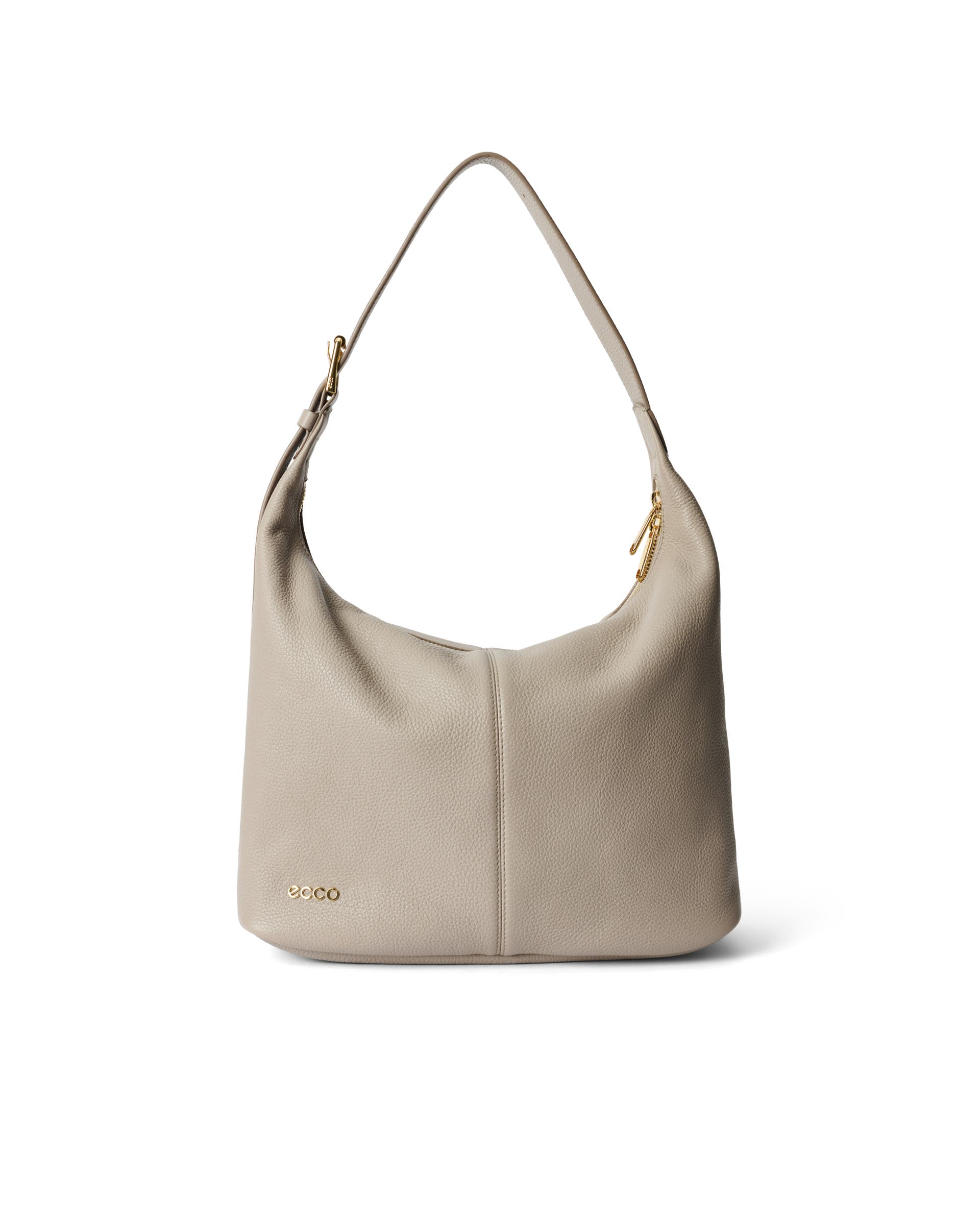 ECCO® Hobo Hobo-Tasche aus Leder - Beige - Main