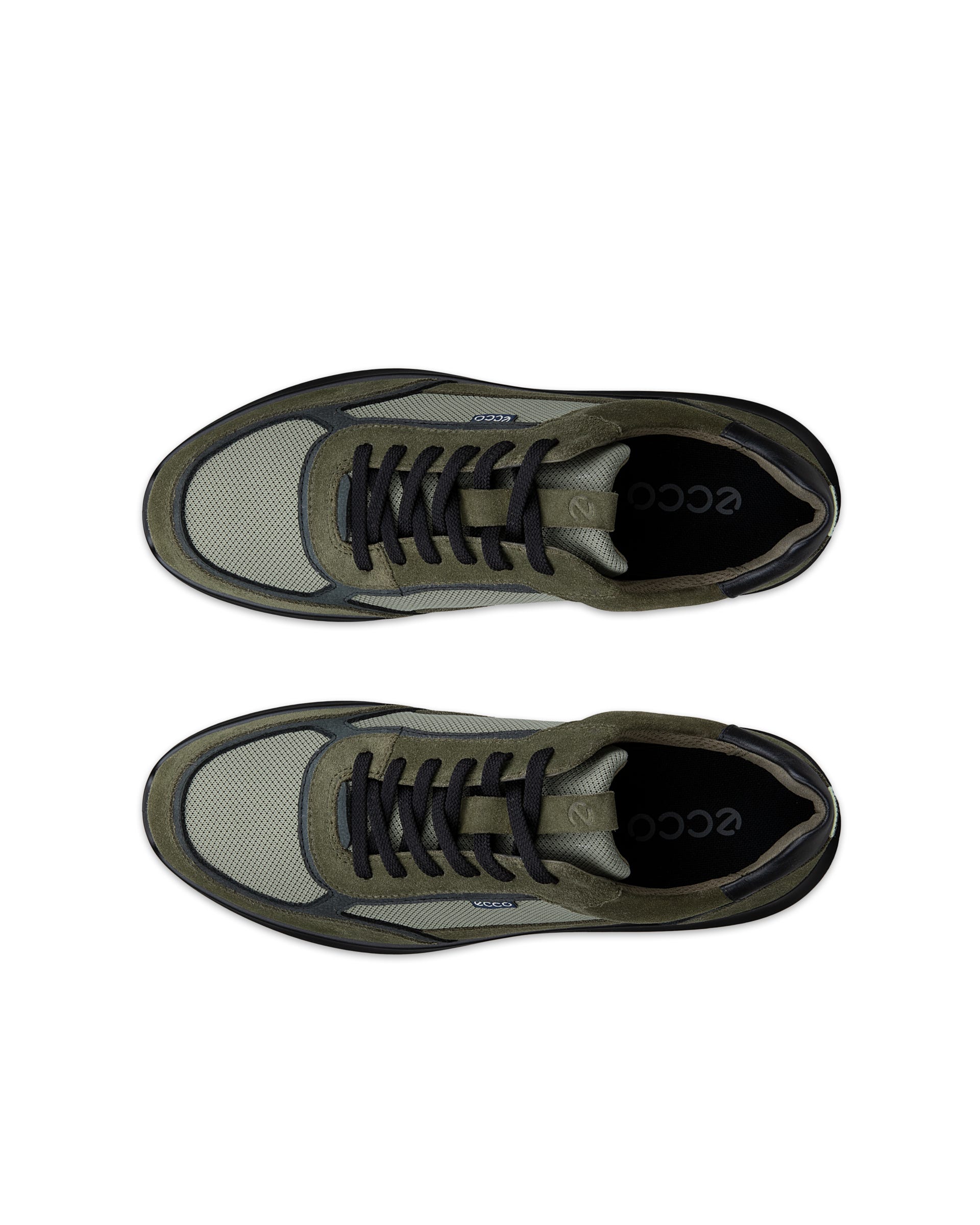 ECCO® CITY STRIDE sneakers i læder til herrer - Grøn - Outside