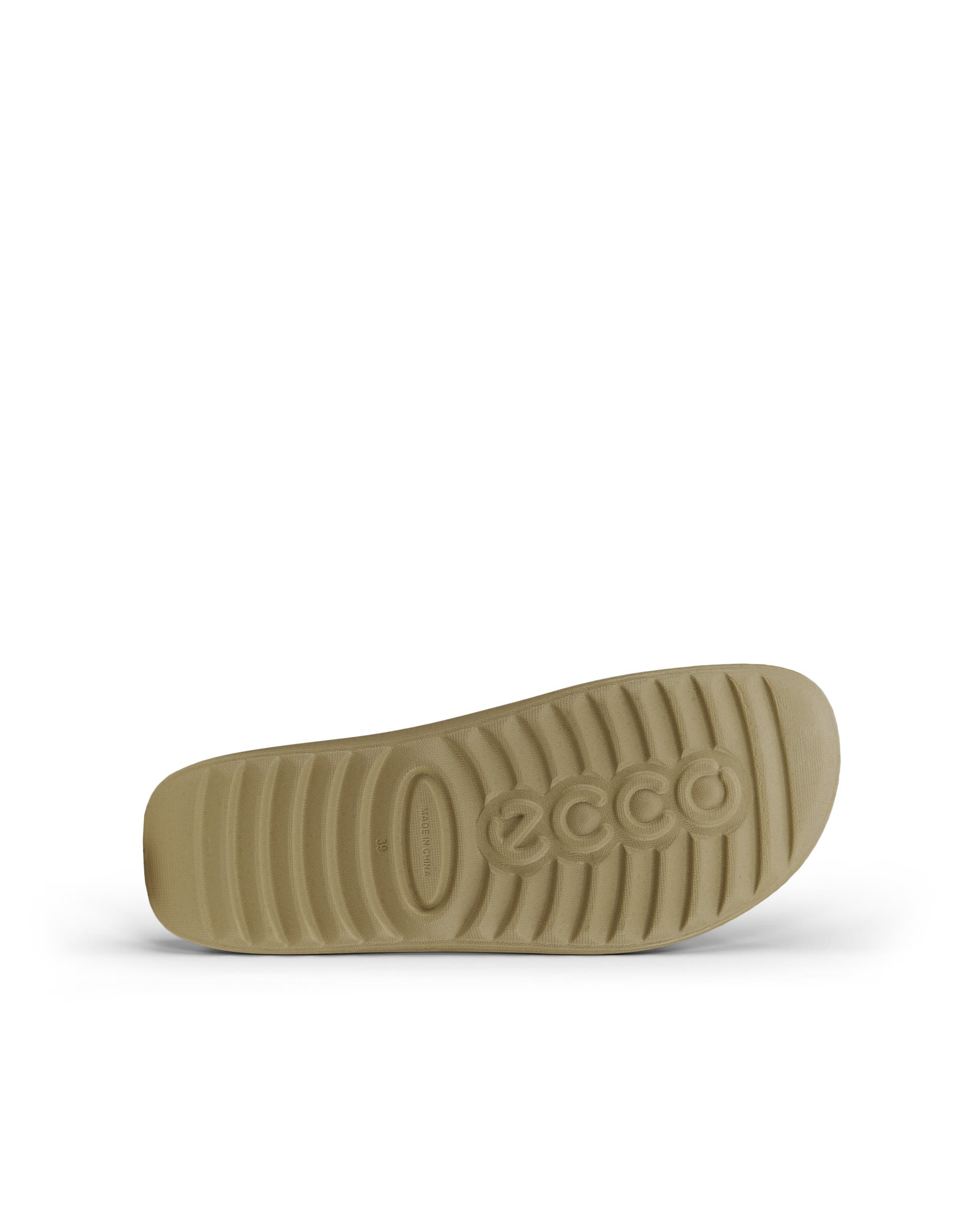 Men's ECCO® Cozmo Slide Slider - Beige - Sole