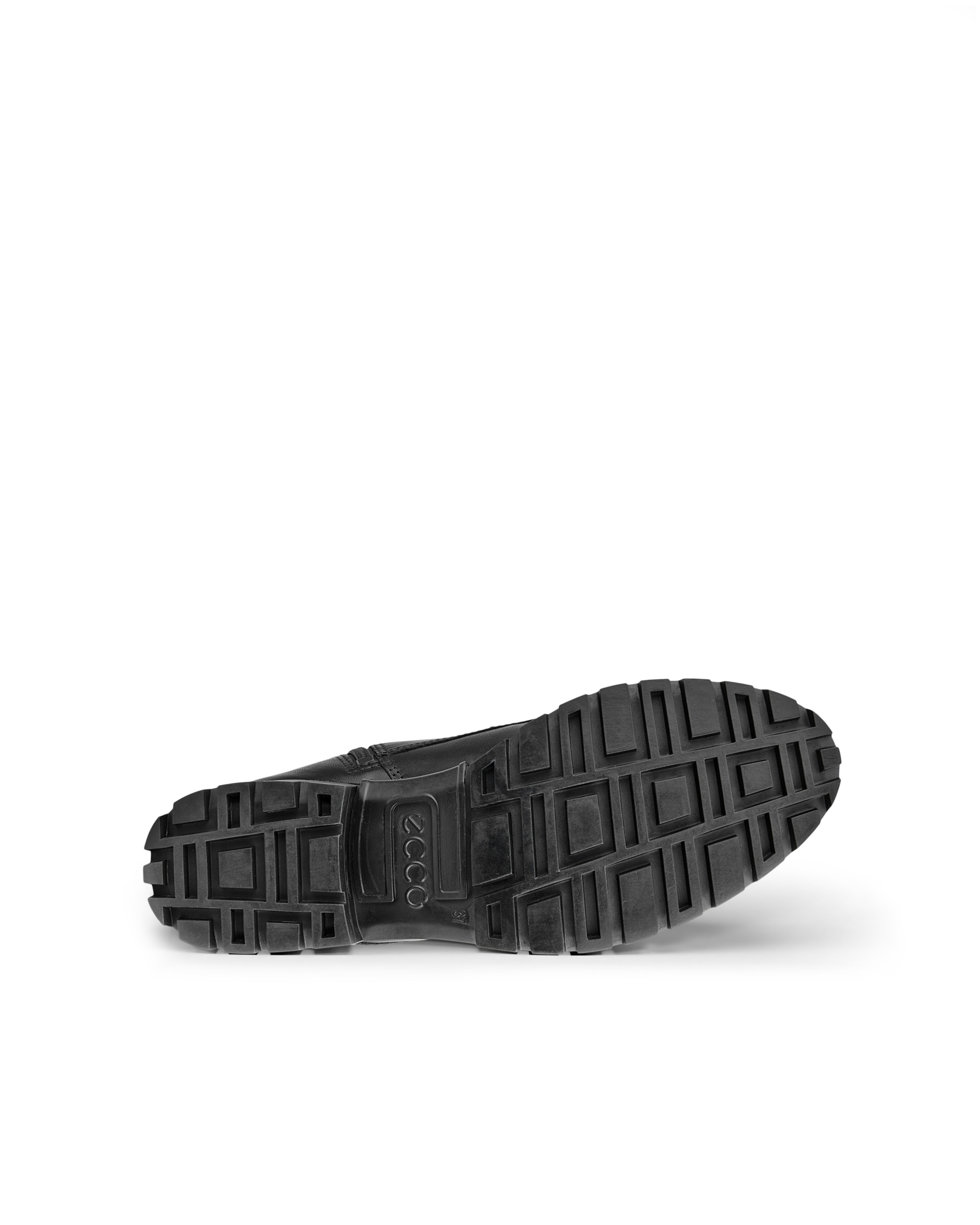 ECCO® Modtray Damen Halbhoher Schnürstiefel aus Leder - Schwarz - Sole
