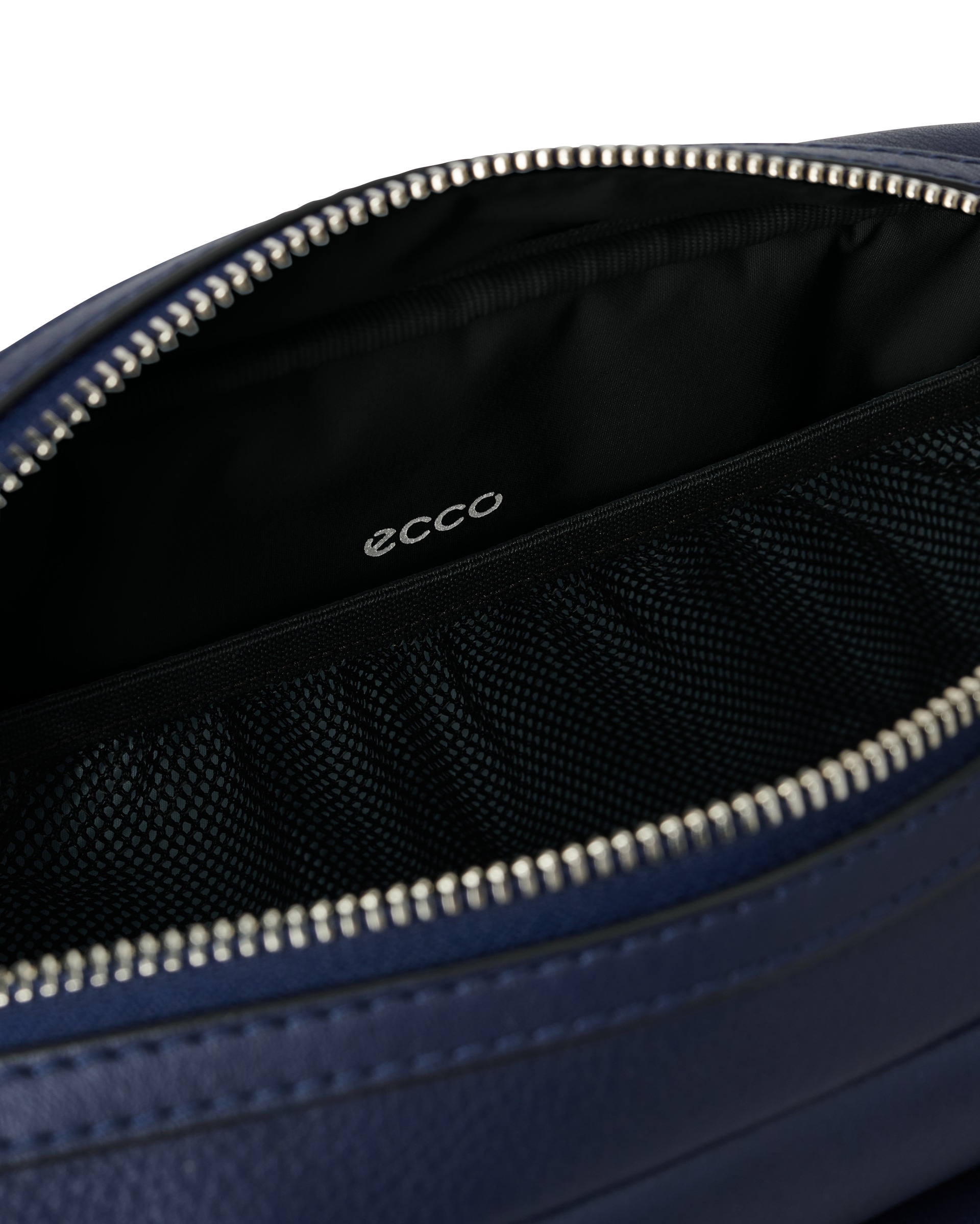 ECCO Camera Bag City Crossbody レザーショルダーバッグ - ブルー - Inside