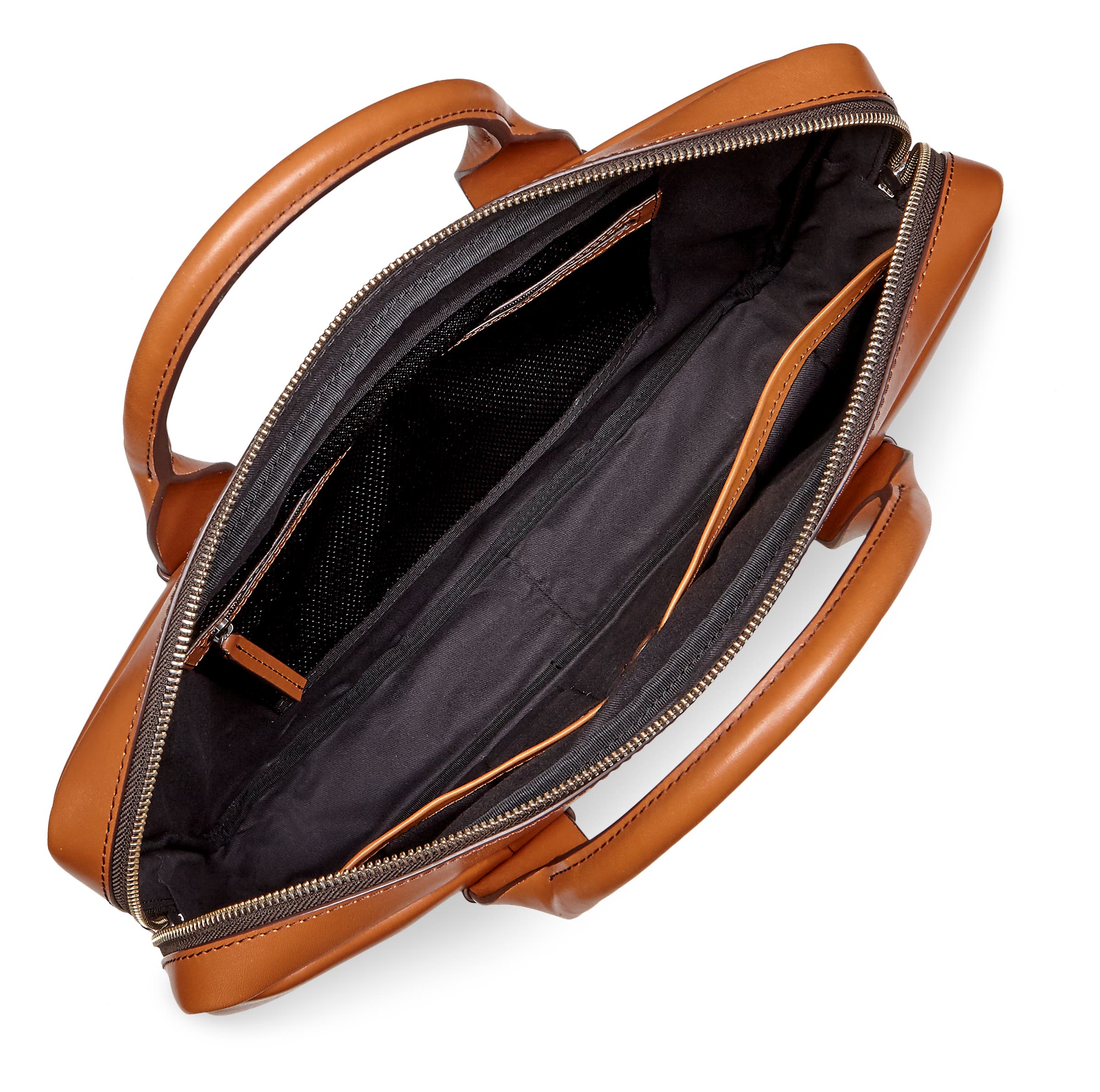 ECCO Lars Men's Laptop Bag - Brown - Inside
