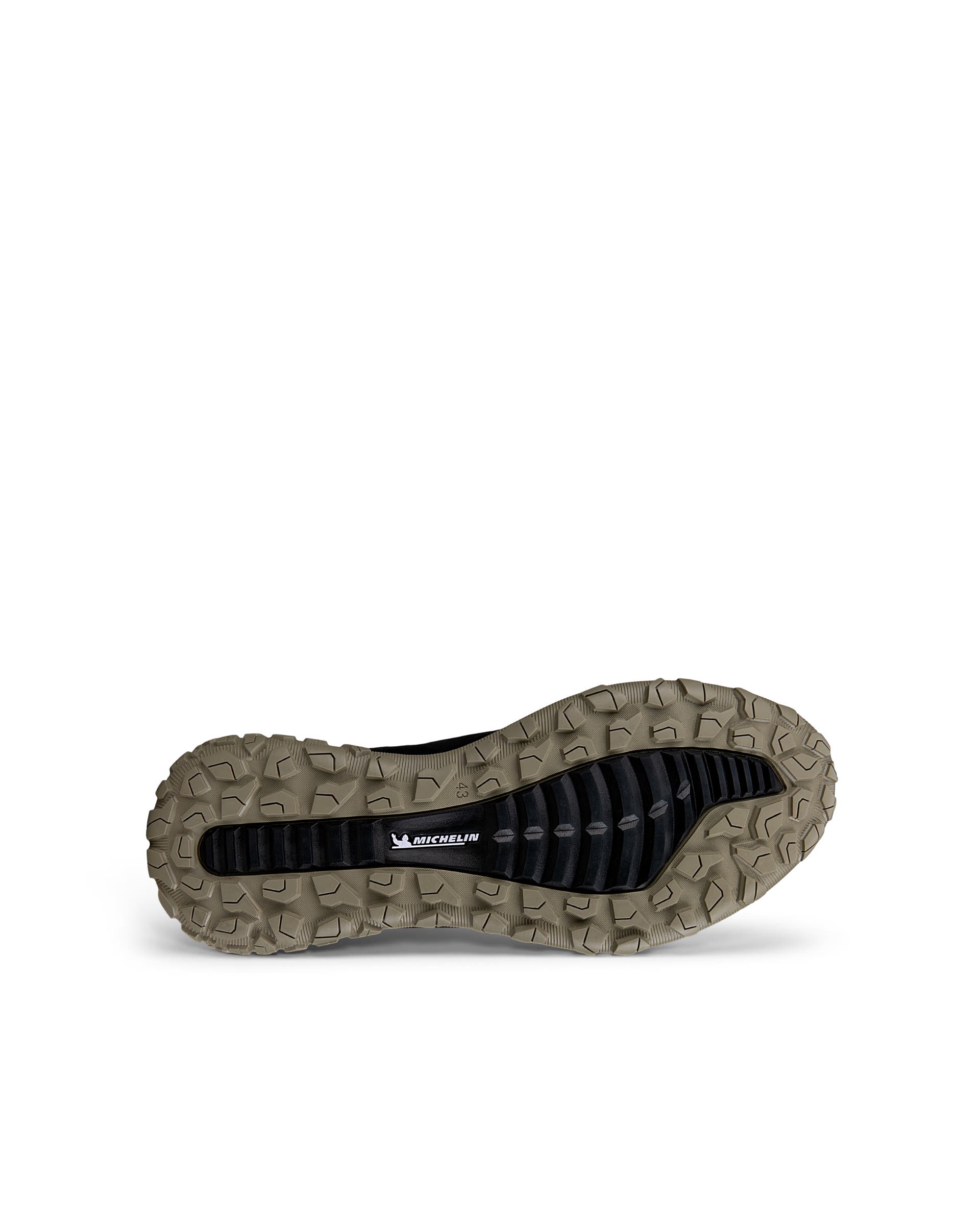ECCO® Ult-Trn Heren waterdichte wandelschoen in nubuck - Groen - Sole