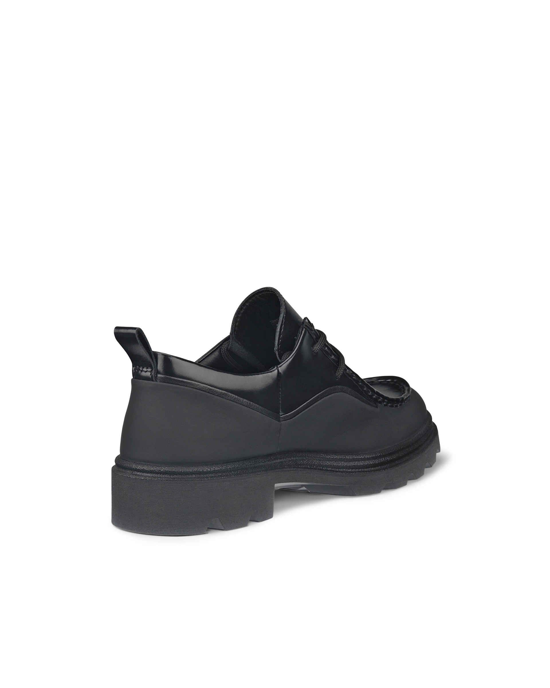 ECCO GRAINER WOMEN ウィメンズ レザーシューズ - ブラック - Back