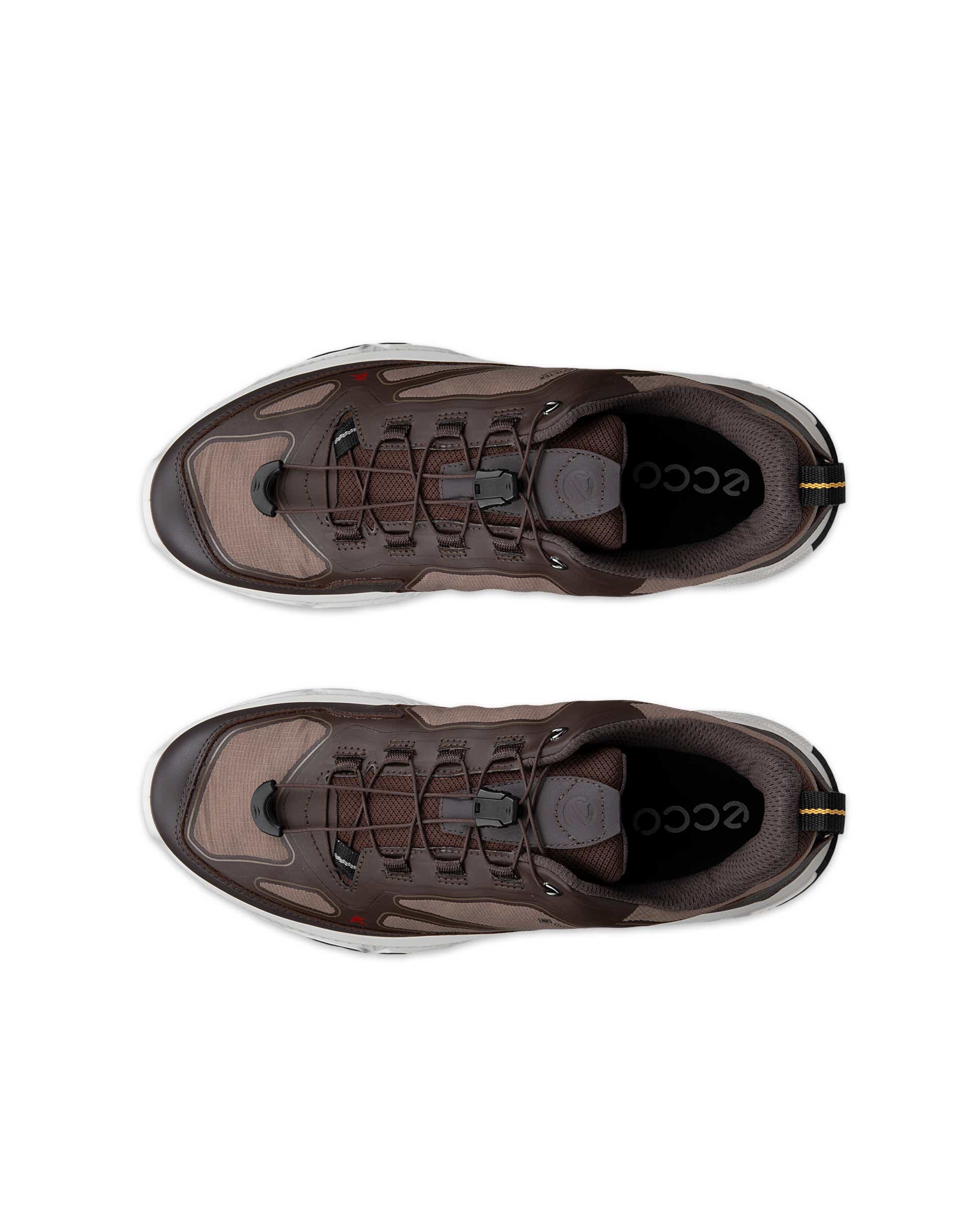 ECCO® RECEPTOR XP Textilsneaker med Gore-Tex för utomhusbruk herr - Brun - Top left pair