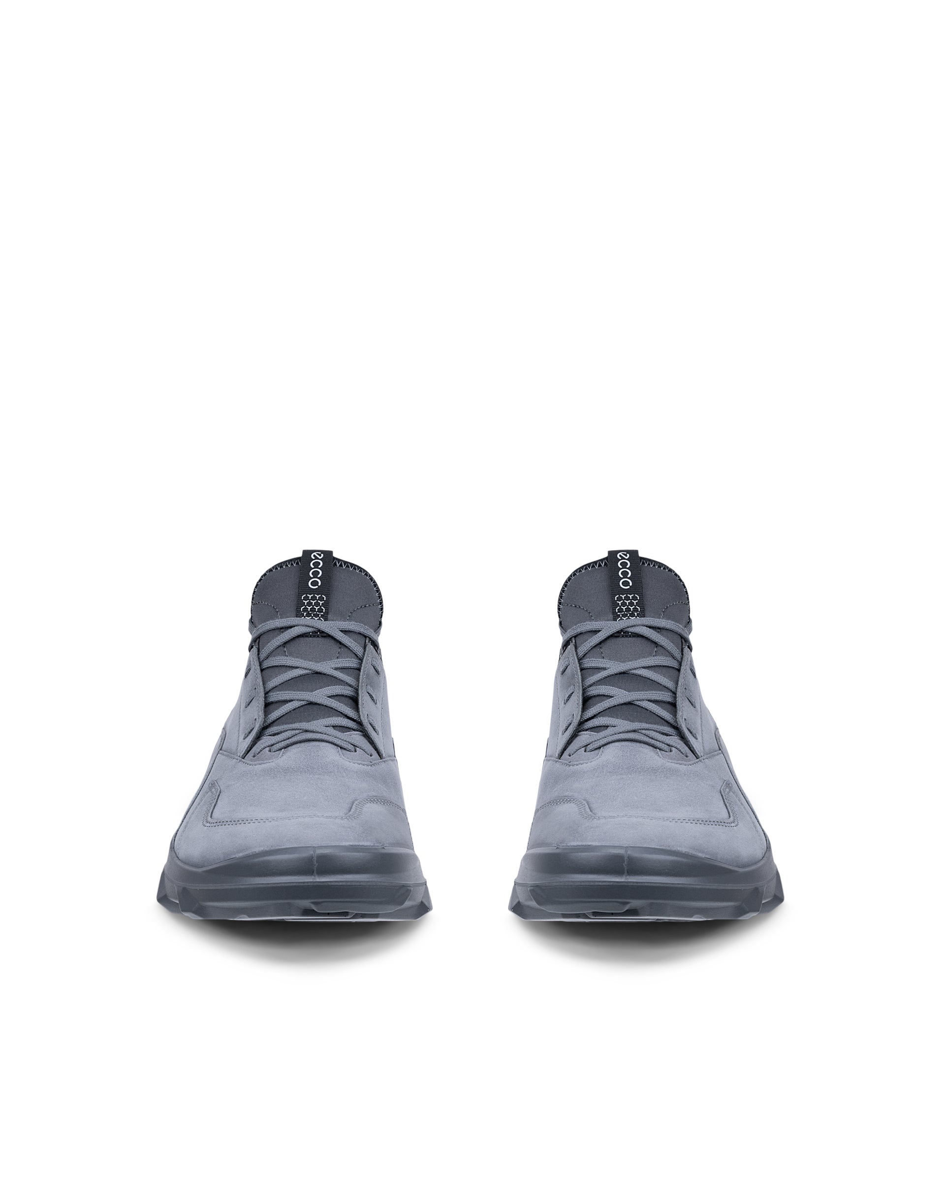 Zapatillas de montaña nobuk ECCO® MX para hombre - Gris - Front pair