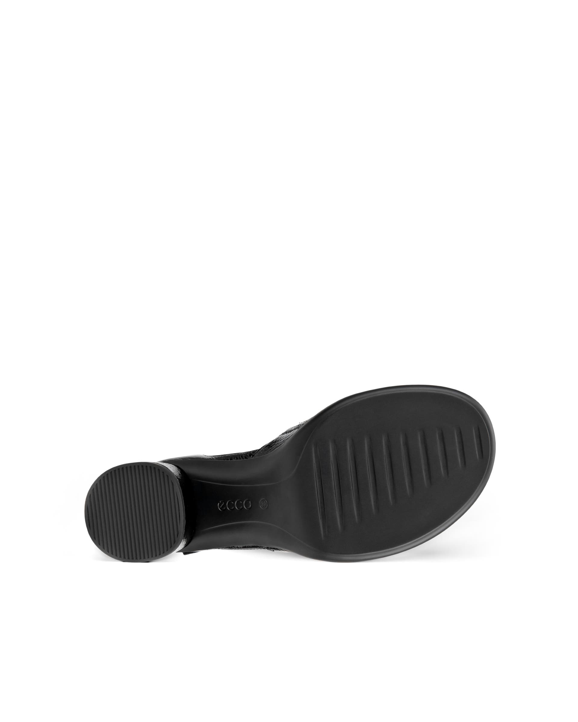 Women's ECCO® Sculpted LX 55 Leather Heeled Sandal - Black - Sole