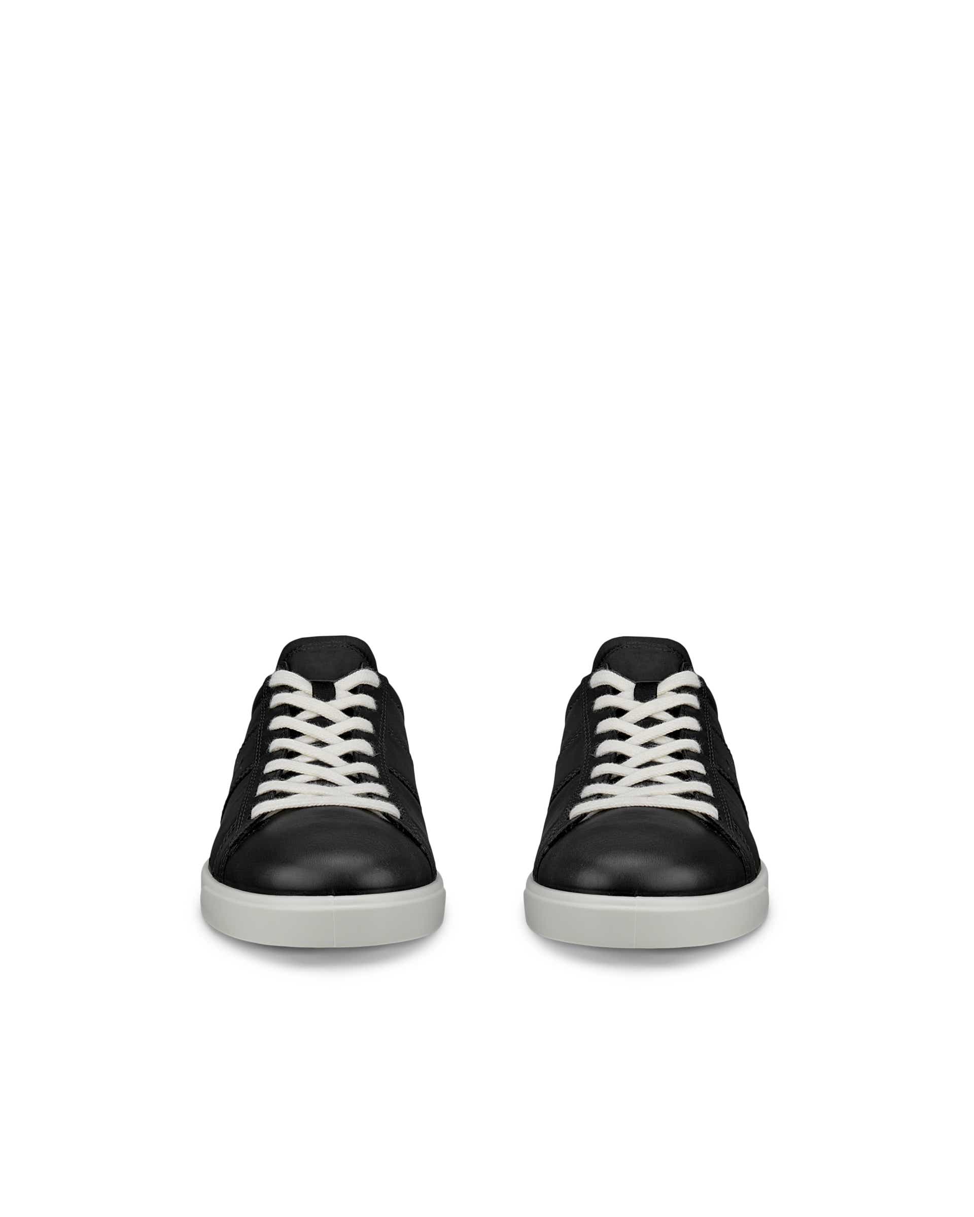 ECCO® Street Lite baskets en cuir pour femme - Noir - Front pair