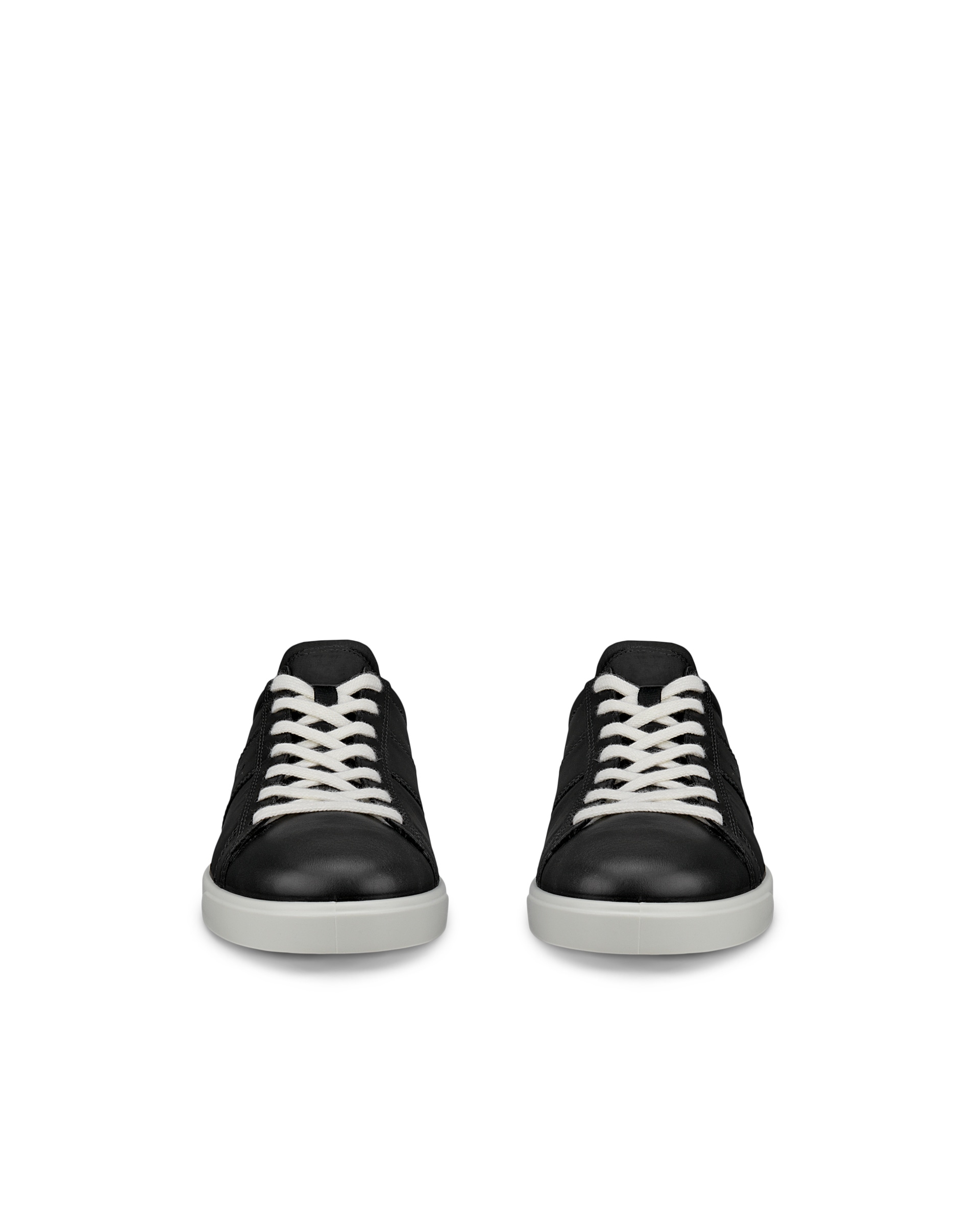 ECCO® Street Lite baskets en cuir pour femme - Noir - Front pair