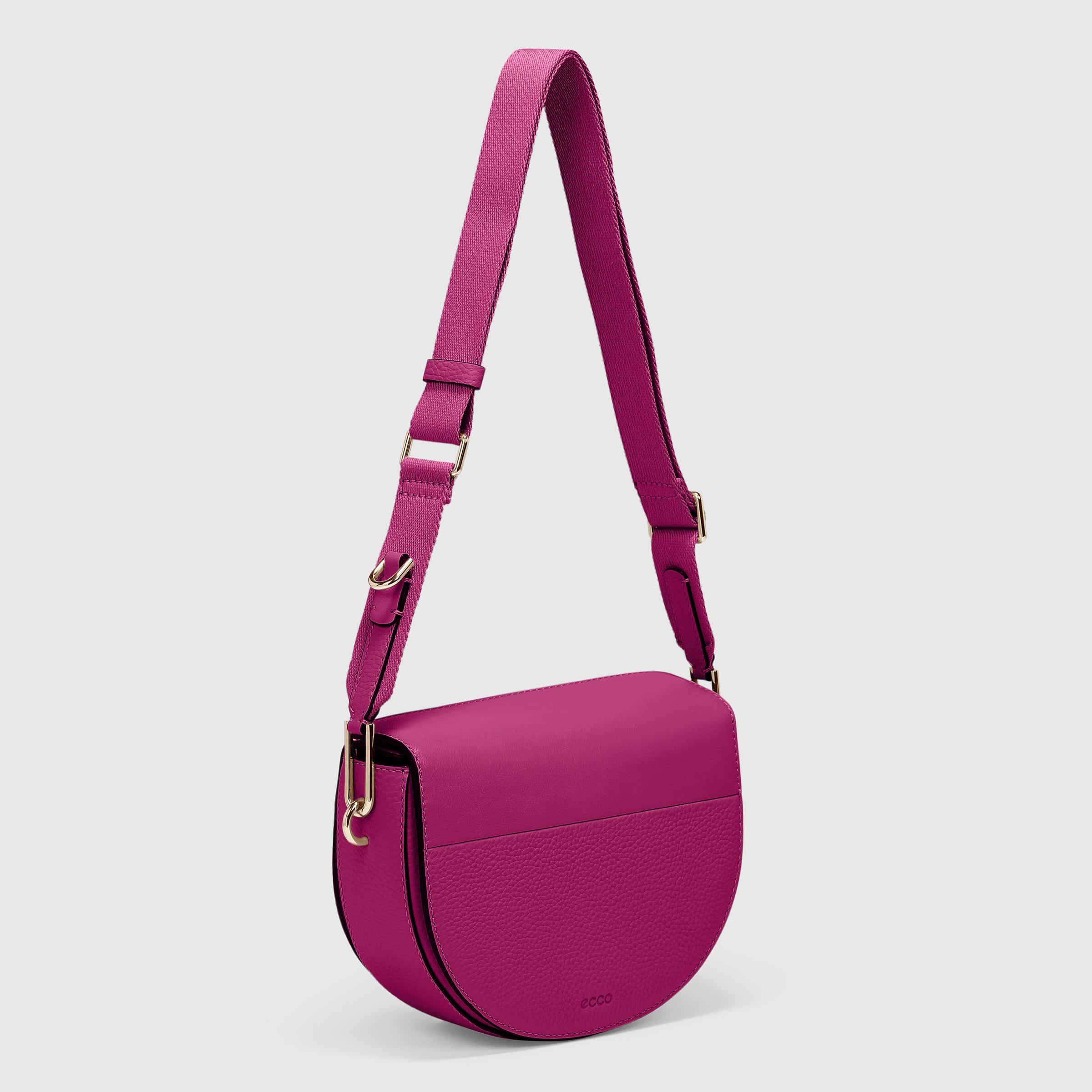 ECCO Textureblock Saddle Bag - Purple - Main
