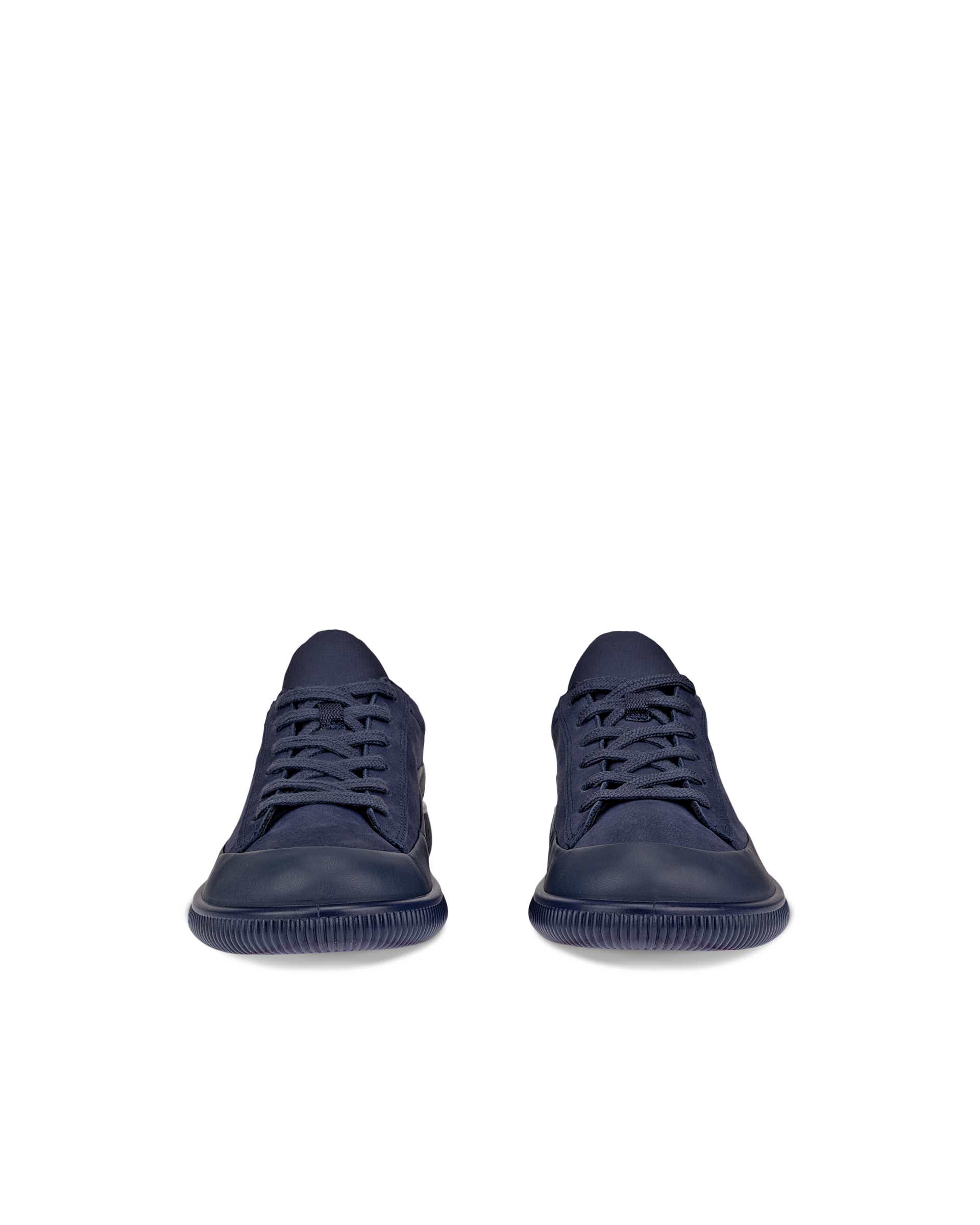 ECCO® SOFT ZERO Damen Wasserdichte Nubuklederschuh - Blau - Front pair